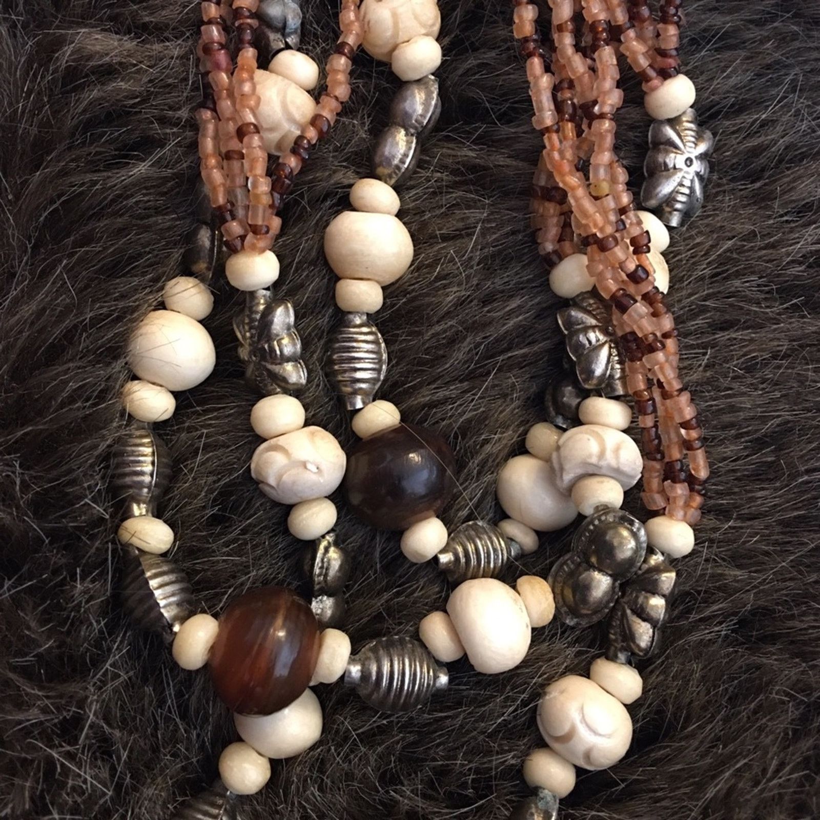 Vintage Vintage 80s multi strand layer seed bead necklace Size ONE SIZE - 6 Thumbnail