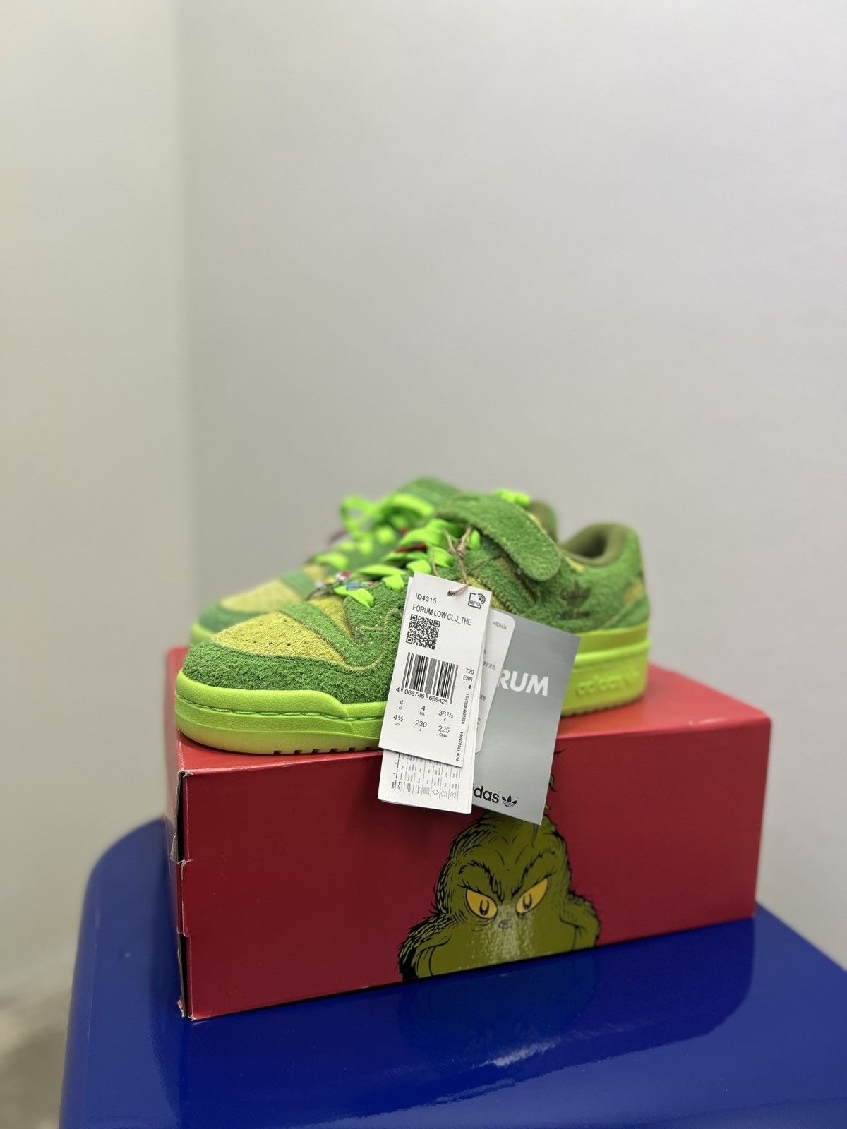 Adidas Adidas Forum grinch womens Size US 4.5 / IT 34.5 - 1 Thumbnail