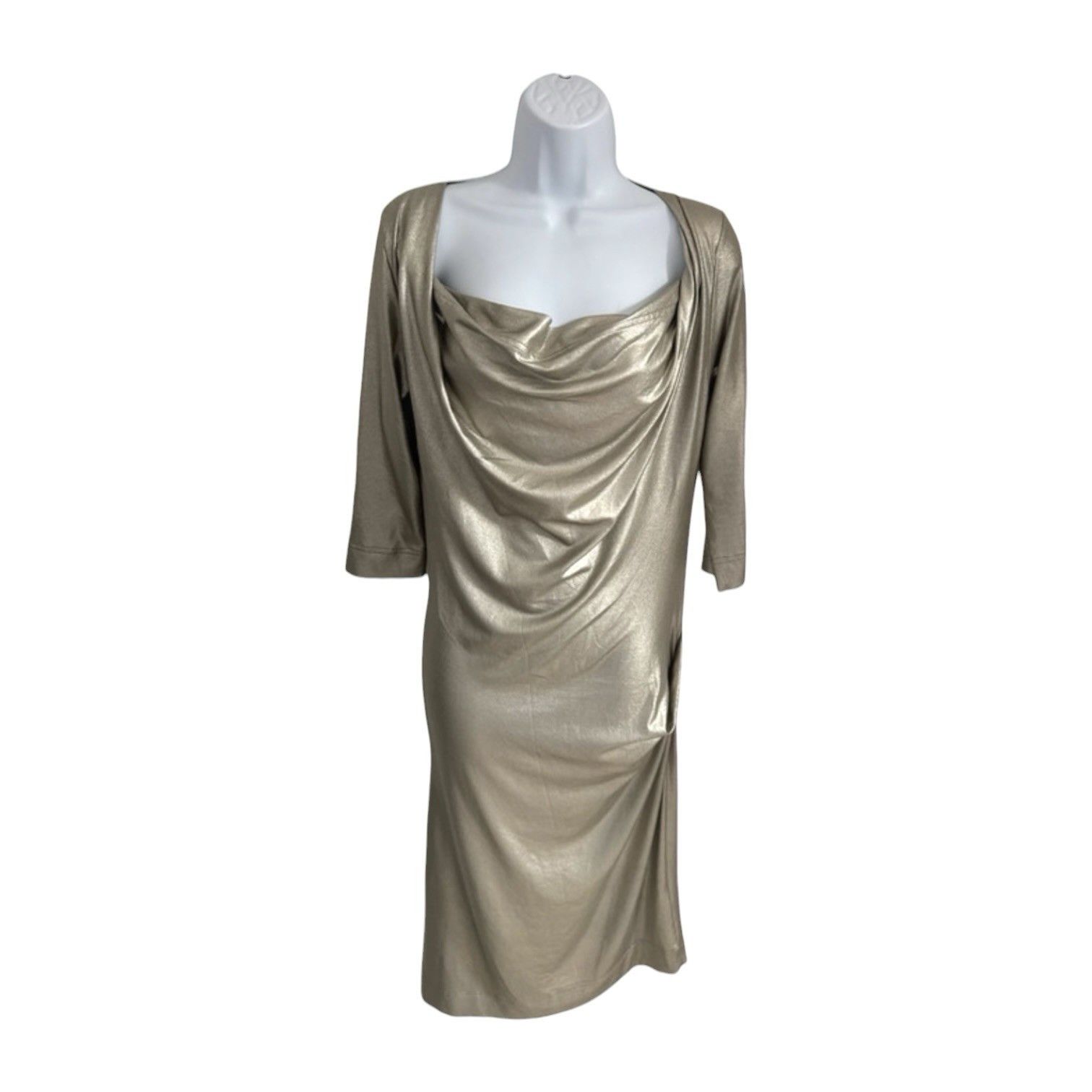 Vivienne Westwood Vivienne Westwood Anglomania Asymmetrical Metallic Dress Size M / US 6-8 / IT 42-44 - 1 Thumbnail