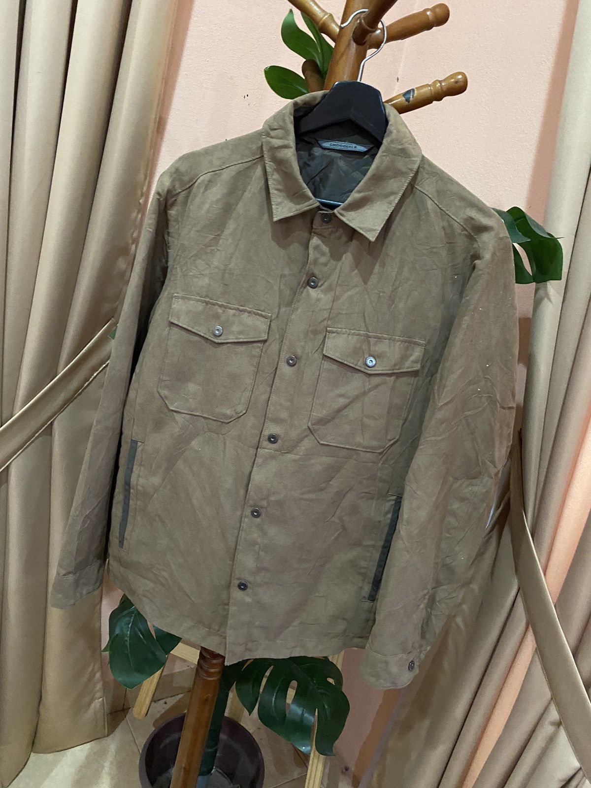 Other VINTAGE CROCODILLE SUEDE WORKER SHIRT Size US M / EU 48-50 / 2 - 4 Thumbnail