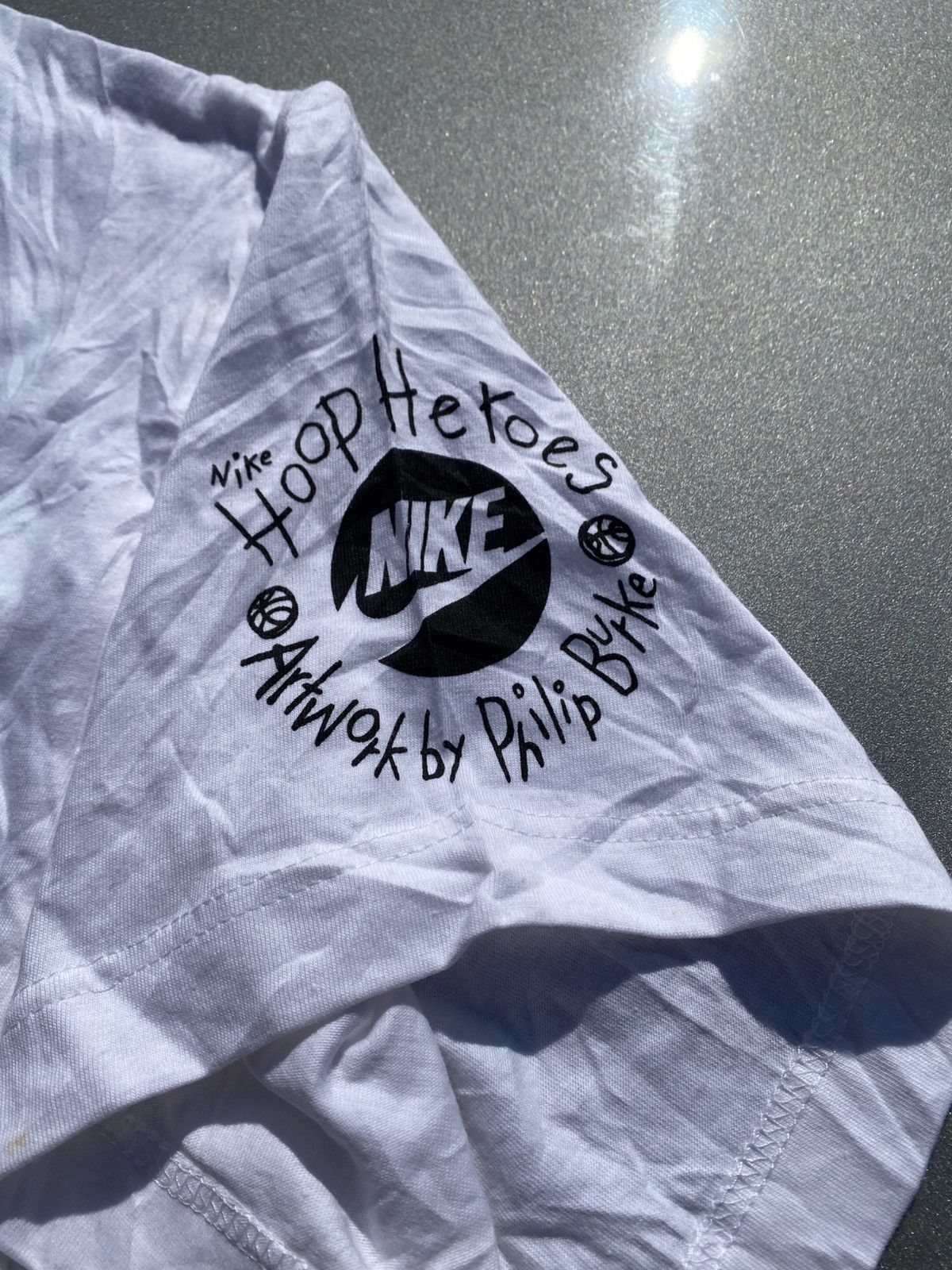 Nike Vintage nike 1991 hoop heroes michael jordan philip burke Size US XL / EU 56 / 4 - 4 Thumbnail
