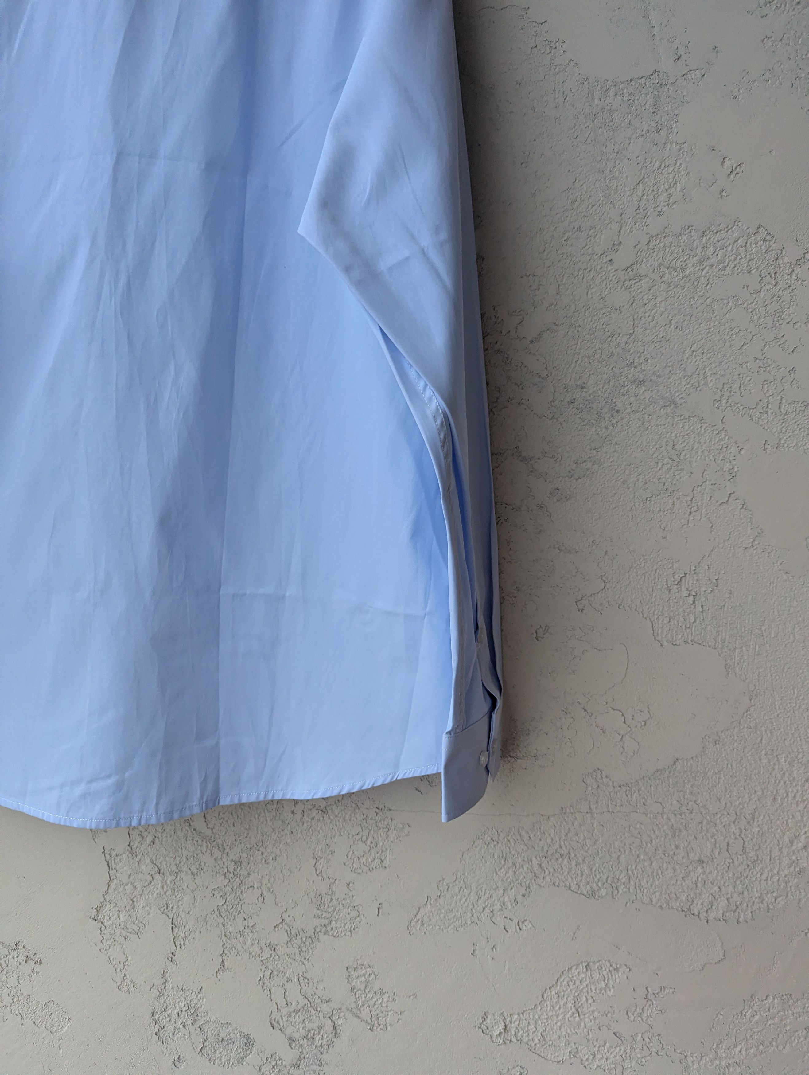 Playboy Playboy Vintage Light Blue Dress Shirt Subtle Bunny Logo Size US XXL / EU 58 / 5 - 13 Thumbnail