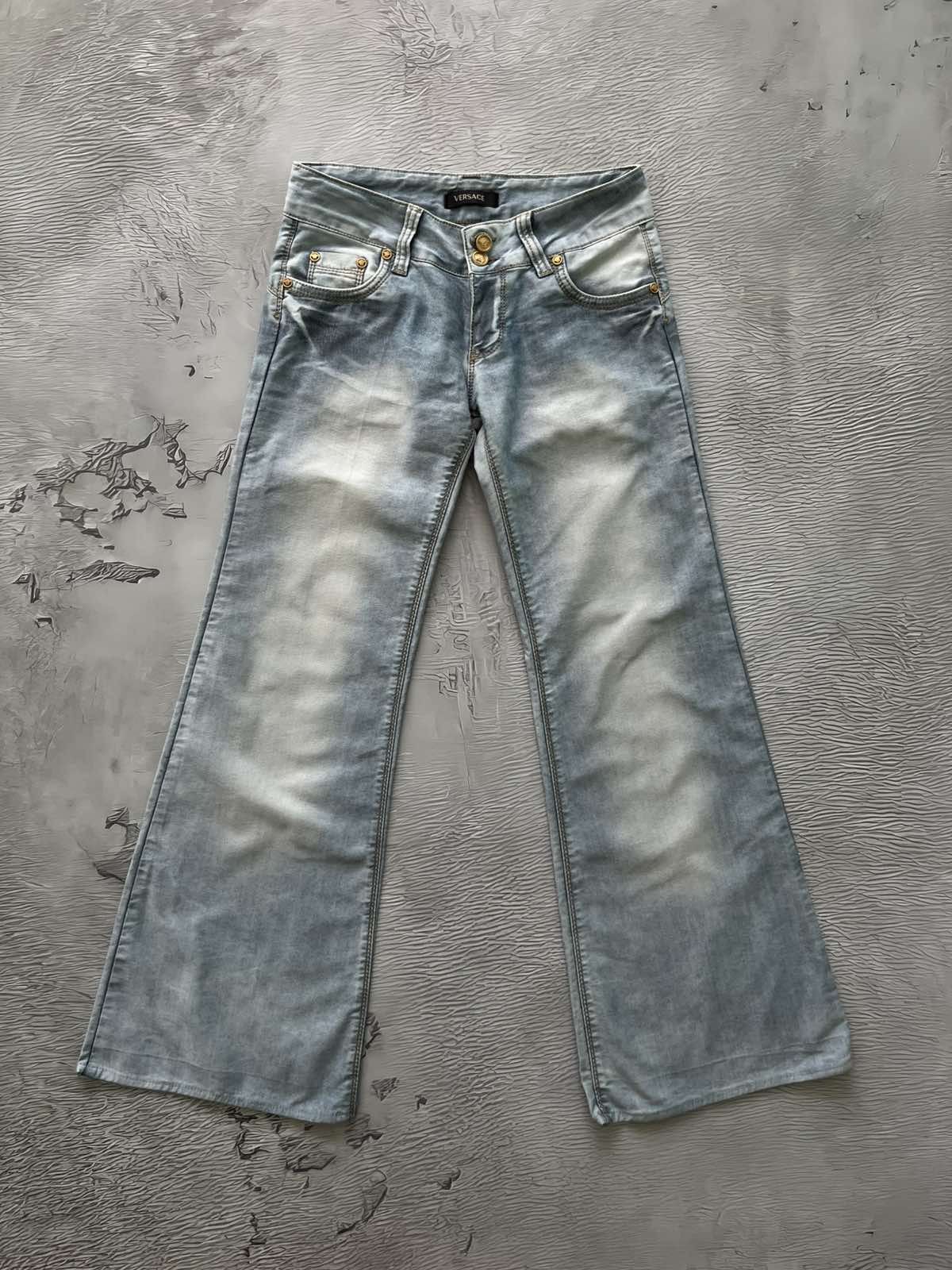 Versace Versace Luxury Vintage Jeans Denim Blue Size 27" / US 4 / IT 40 - 1 Thumbnail