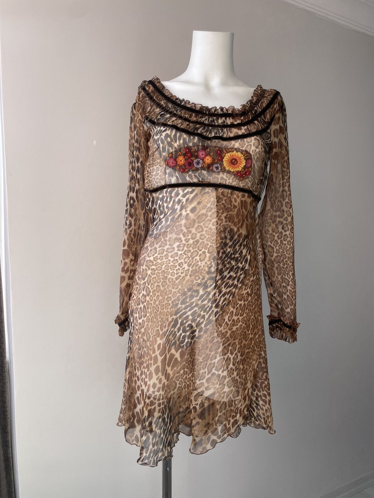 Blumarine Blumarine silk dress Size M / US 6-8 / IT 42-44 - 3 Thumbnail