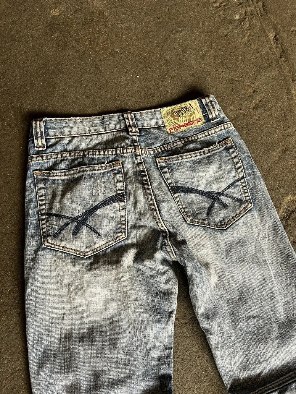 If Six Was Nine × Japanese Brand × Vintage 💥 JUNYA WATANABE BALENCIAGA STYLE DISTRESSED JEANS y2k Size US 30 / EU 46 - 4 Thumbnail
