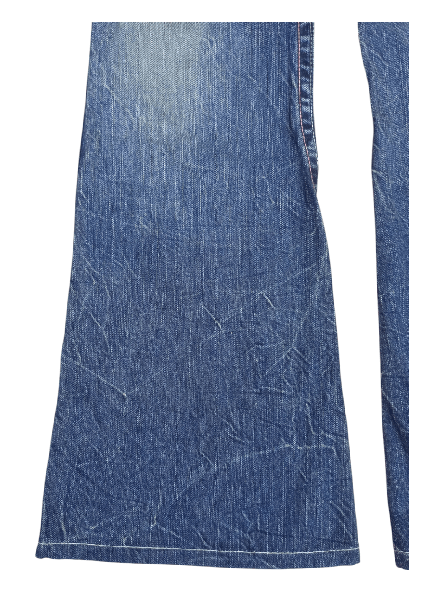 Japanese Brand Vintage Brappers Union Made Low Rise Flare Jeans Size 27" / US 4 / IT 40 - 7 Thumbnail