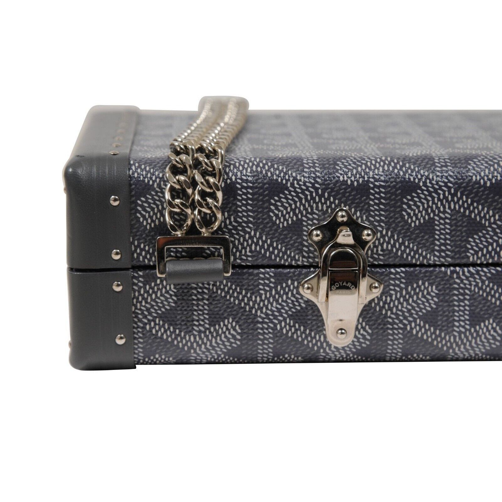 Goyard Saint Honore Trunk Bag Leather Gray Shoulder Rectangle Size ONE SIZE - 19 Thumbnail