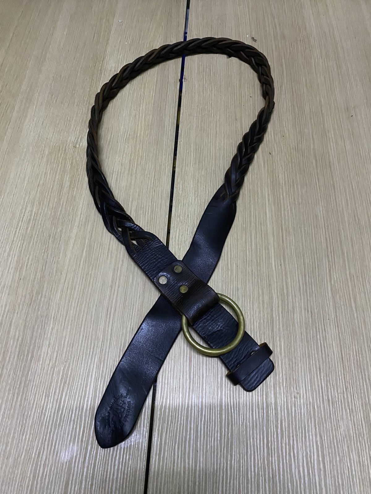 RRL Ralph Lauren RRL Double RL Ralph Lauren Leather Belt Size ONE SIZE - 11 Thumbnail