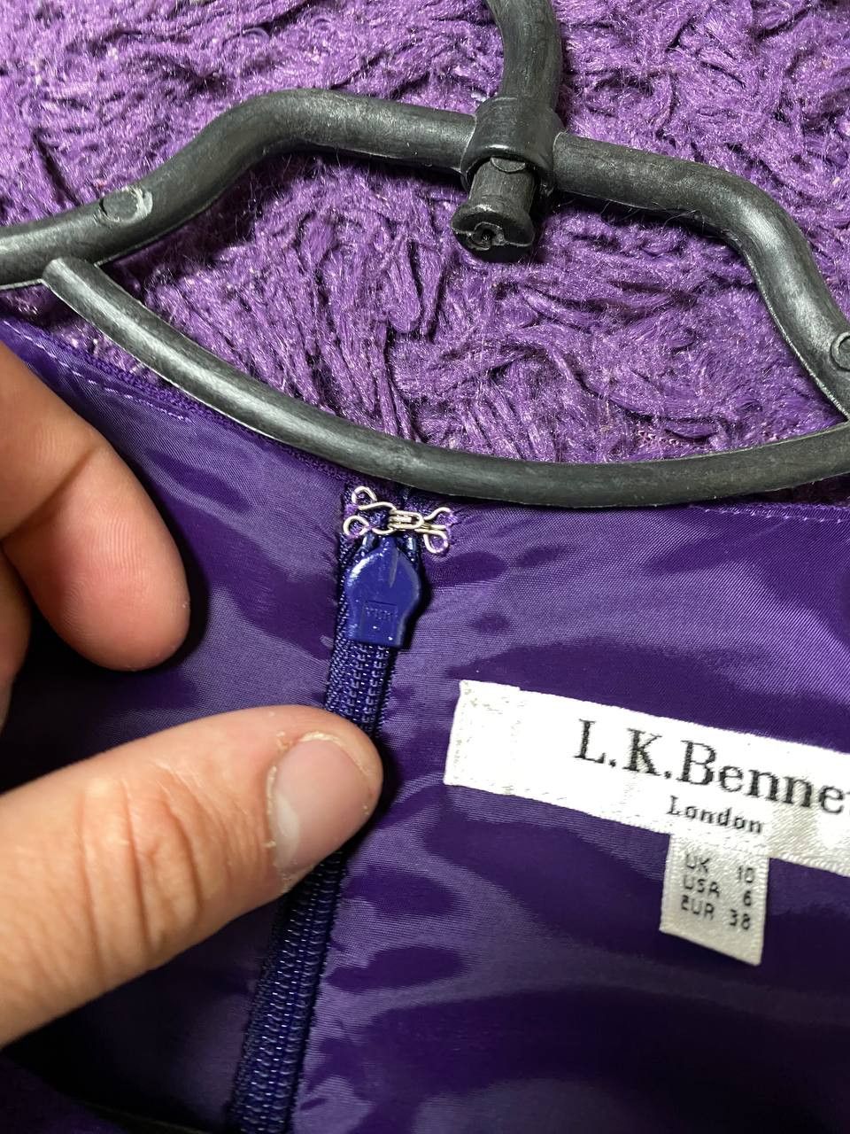 LK Bennett Y2K purple Midi Dresses L.K. Bennett London Vintage Size M / US 6-8 / IT 42-44 - 6 Thumbnail