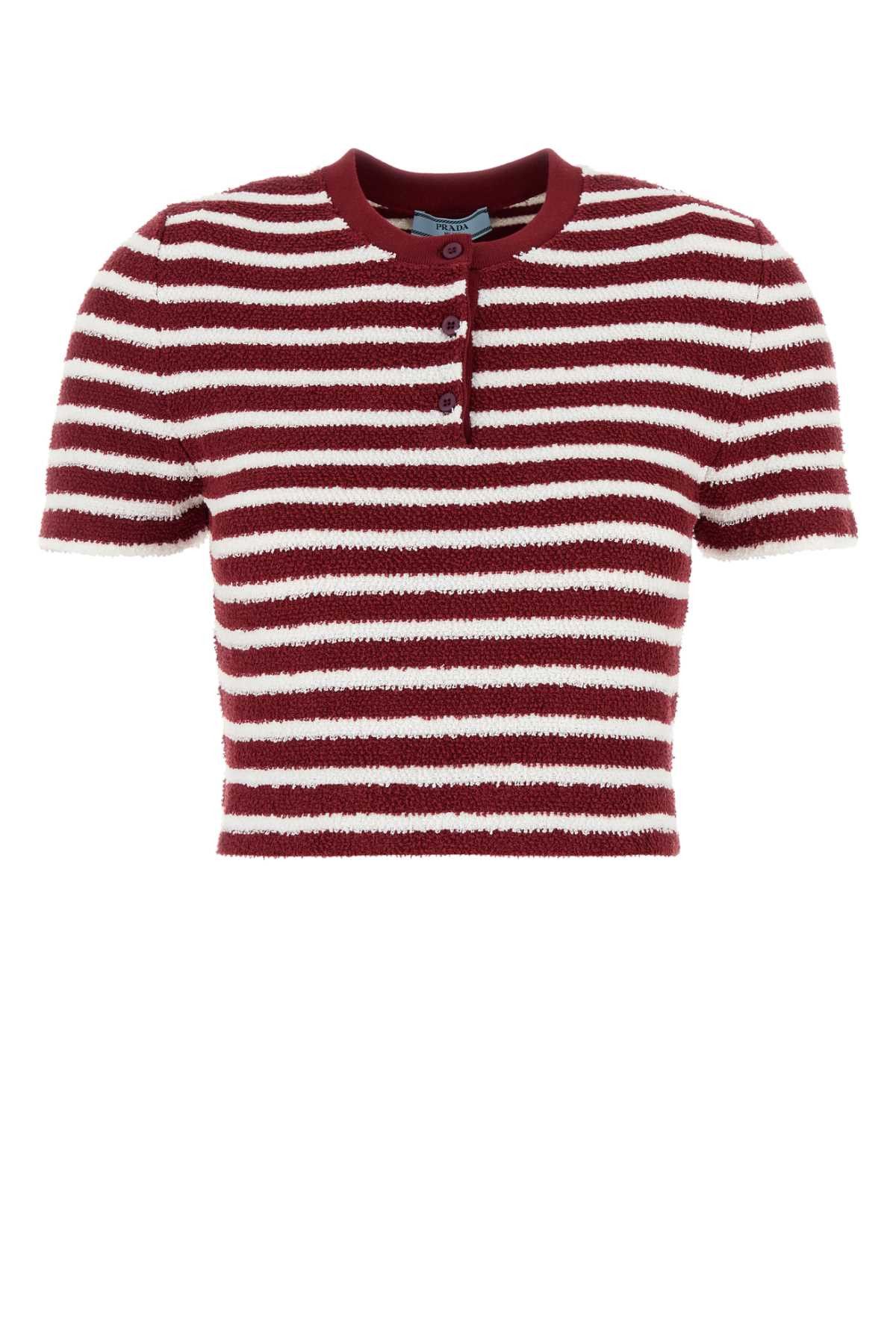 Embroidered Terry Fabric Polo Shirt