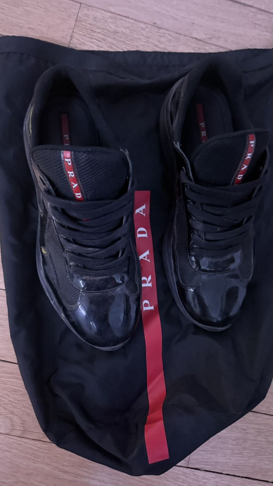 Prada Prada America’s Cups Black Size US 8 / EU 41 - 3 Thumbnail