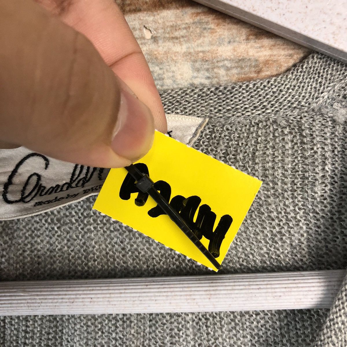 Homespun Knitwear × Japanese Brand Arnold Palmer vintage Grey Knitwear #A2044 Size S / US 4 / IT 40 - 10 Thumbnail