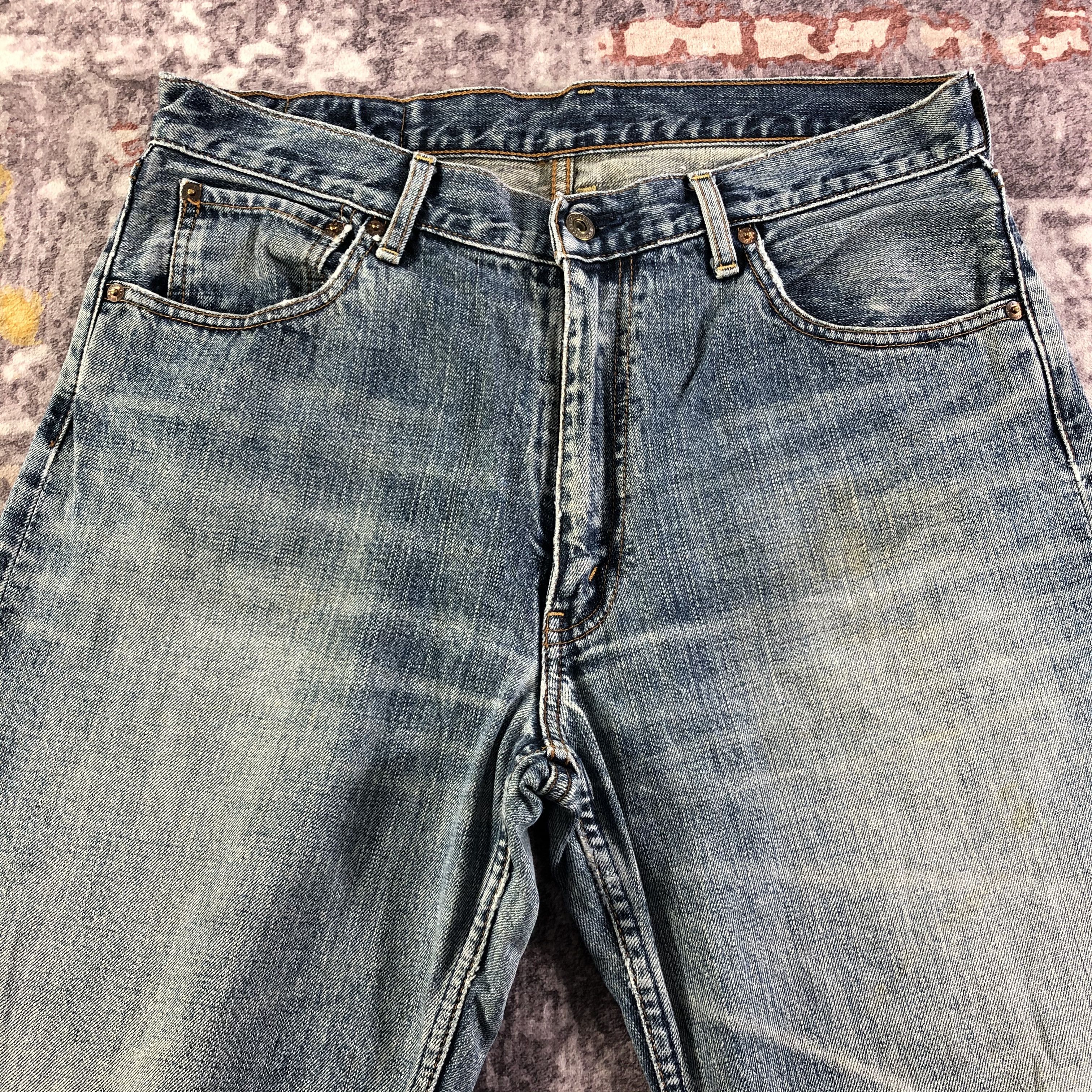 Levi's × Vintage 90s Vintage Blue Wash Levis 503 Jeans-JM3237 Size US 35 - 3 Thumbnail