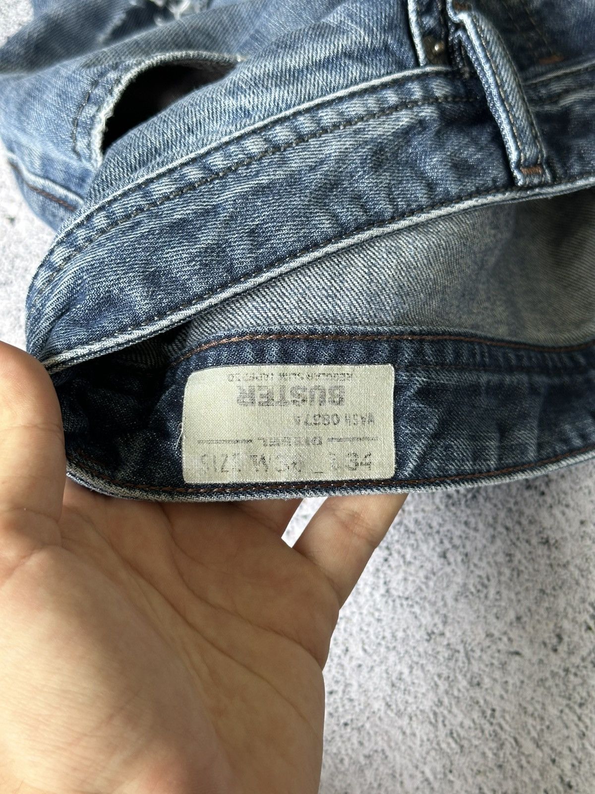 Diesel Vintage Crazy Baggy Diesel Denim Jeans 36 Fit Size US 36 / EU 52 - 14 Thumbnail