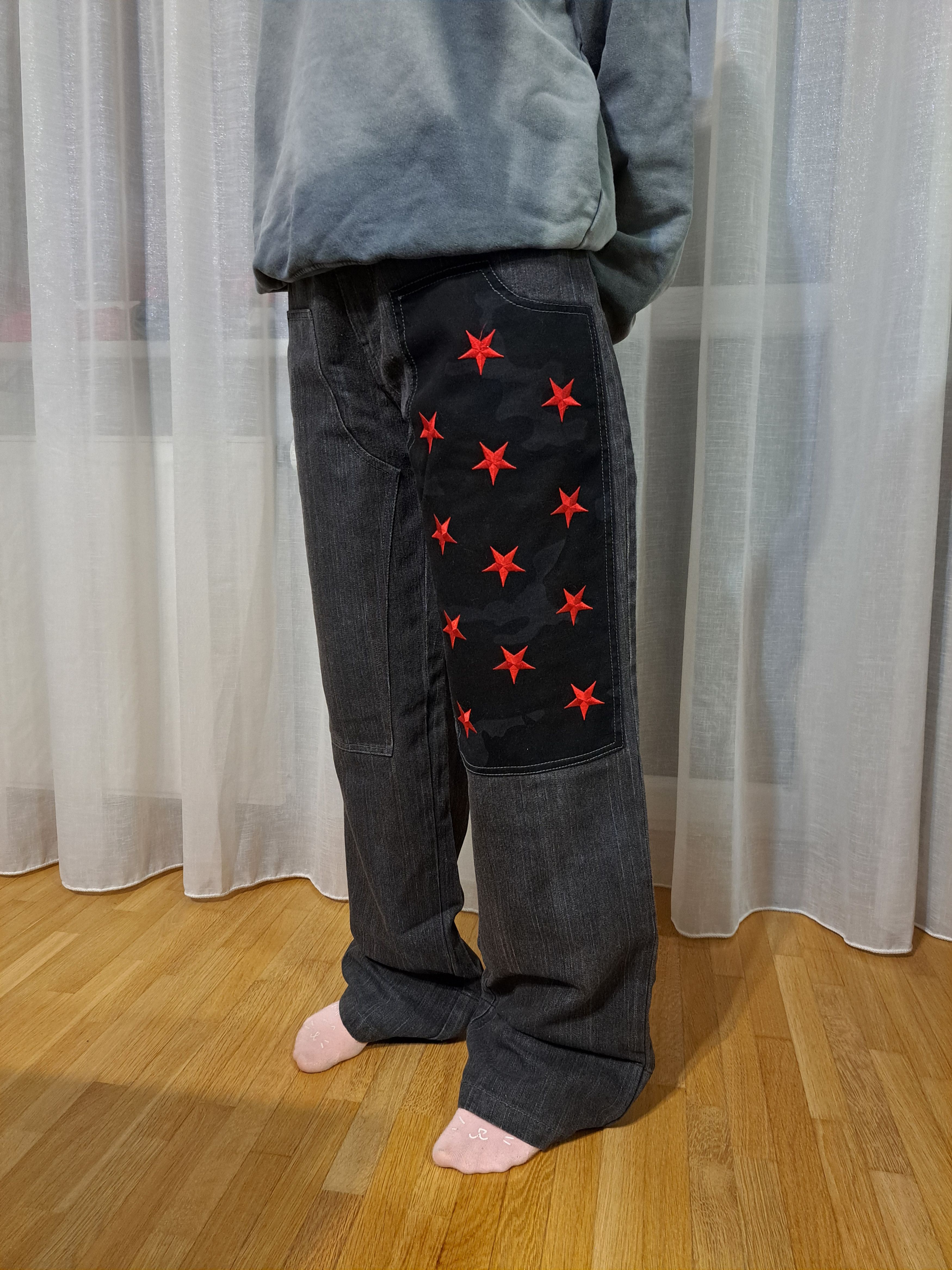 Vintage Square Zero jeans 36W, wide, parachute Size US 36 / EU 52 - 1 Thumbnail