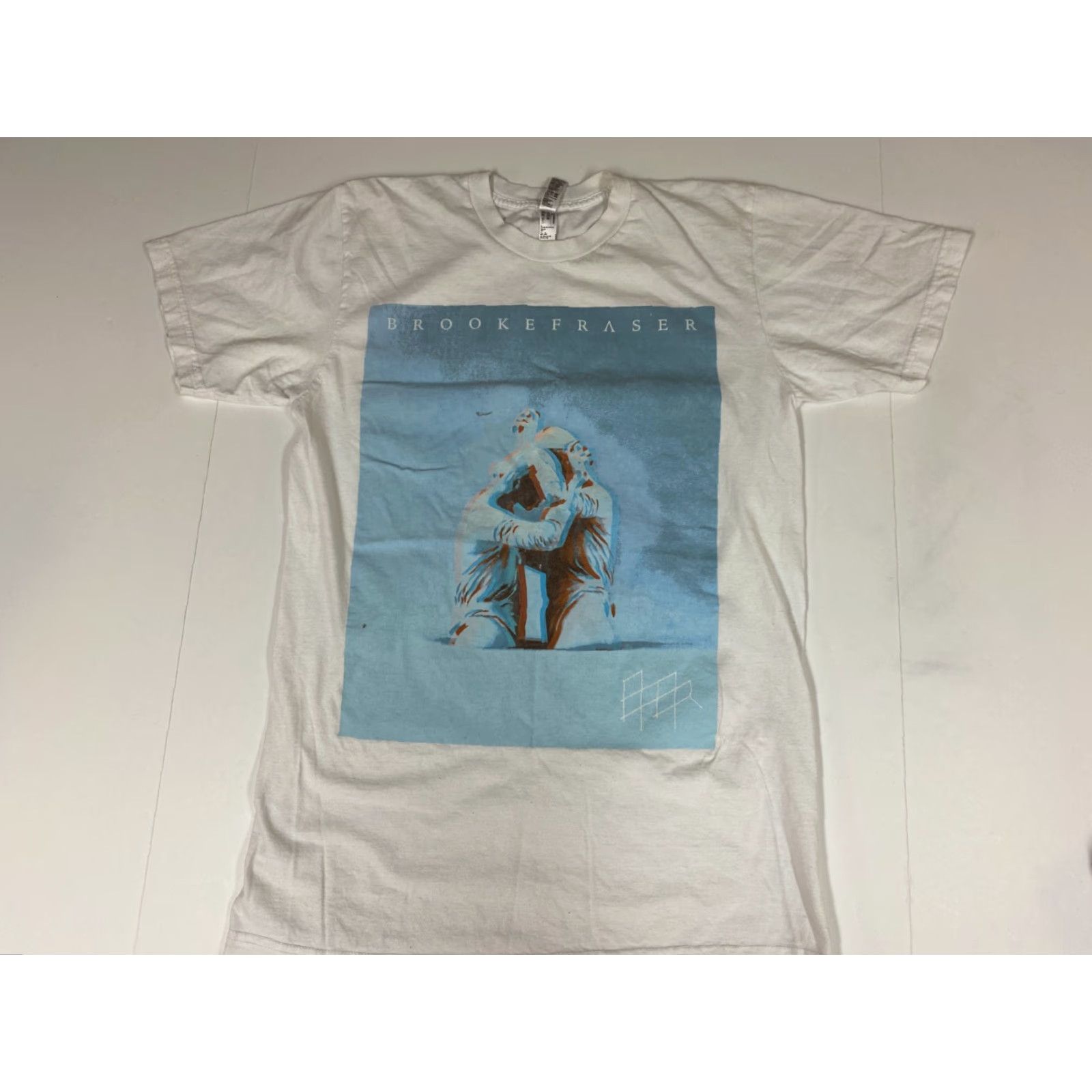 American Apparel American Apparel Mens T Shirt M Brooke Fraser White Crew Neck Short Sleeve Cotton Spandex Solid Logo Beers Classic Vintage No Size US M / EU 48-50 / 2 - 2 Thumbnail