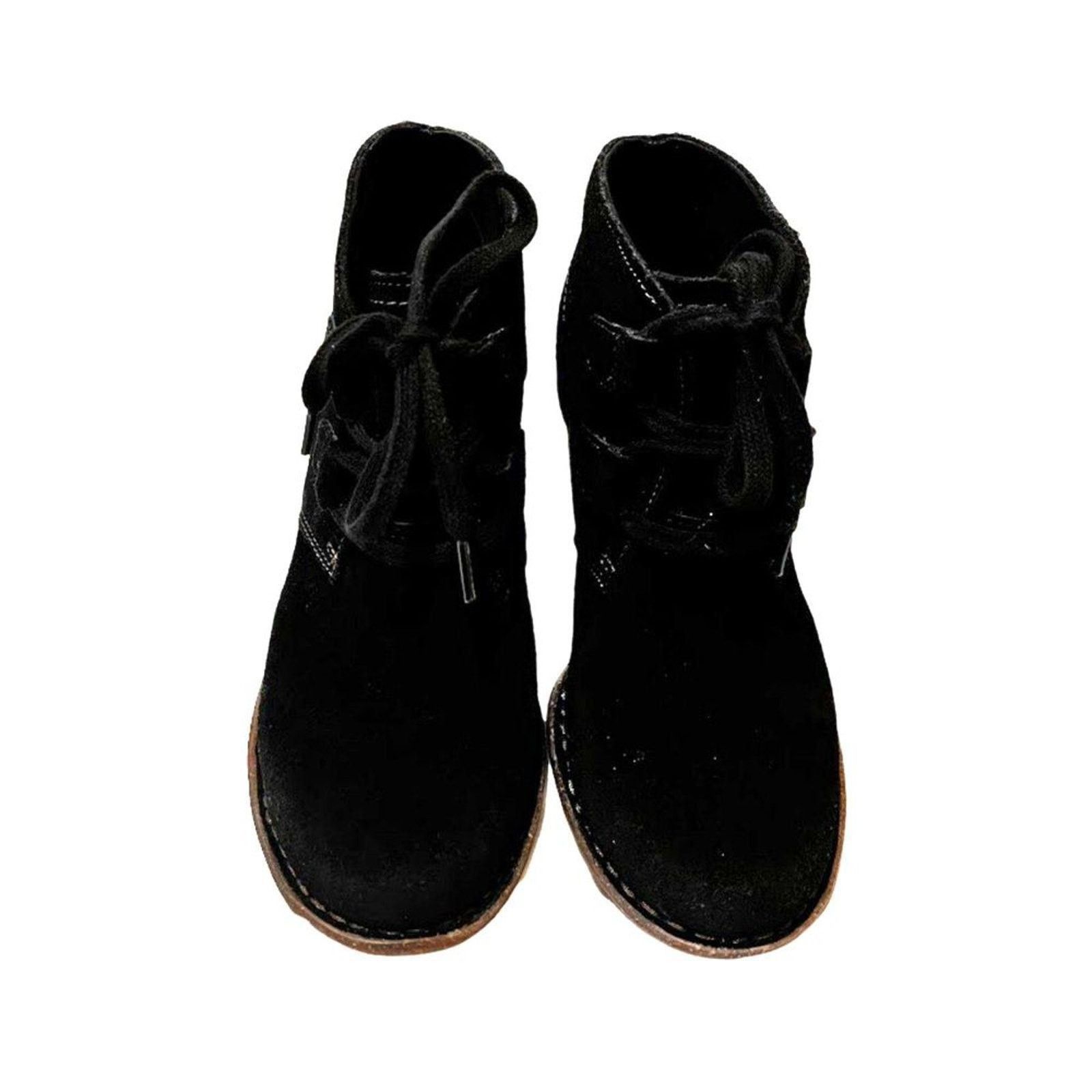 Clarks Clarks Women's Ankle Boots Genuine Leather Black 7M Low Size US 7 / IT 37 - 3 Thumbnail