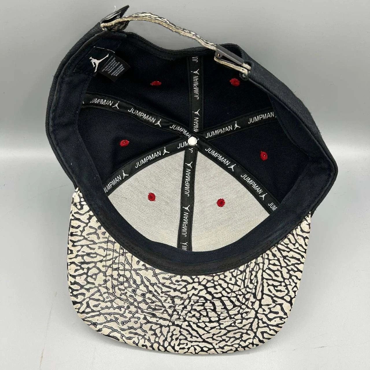 Jordan Brand Air Jordan Hat Men Cement Elephant Embroidered Strap Back Size ONE SIZE - 2 Thumbnail