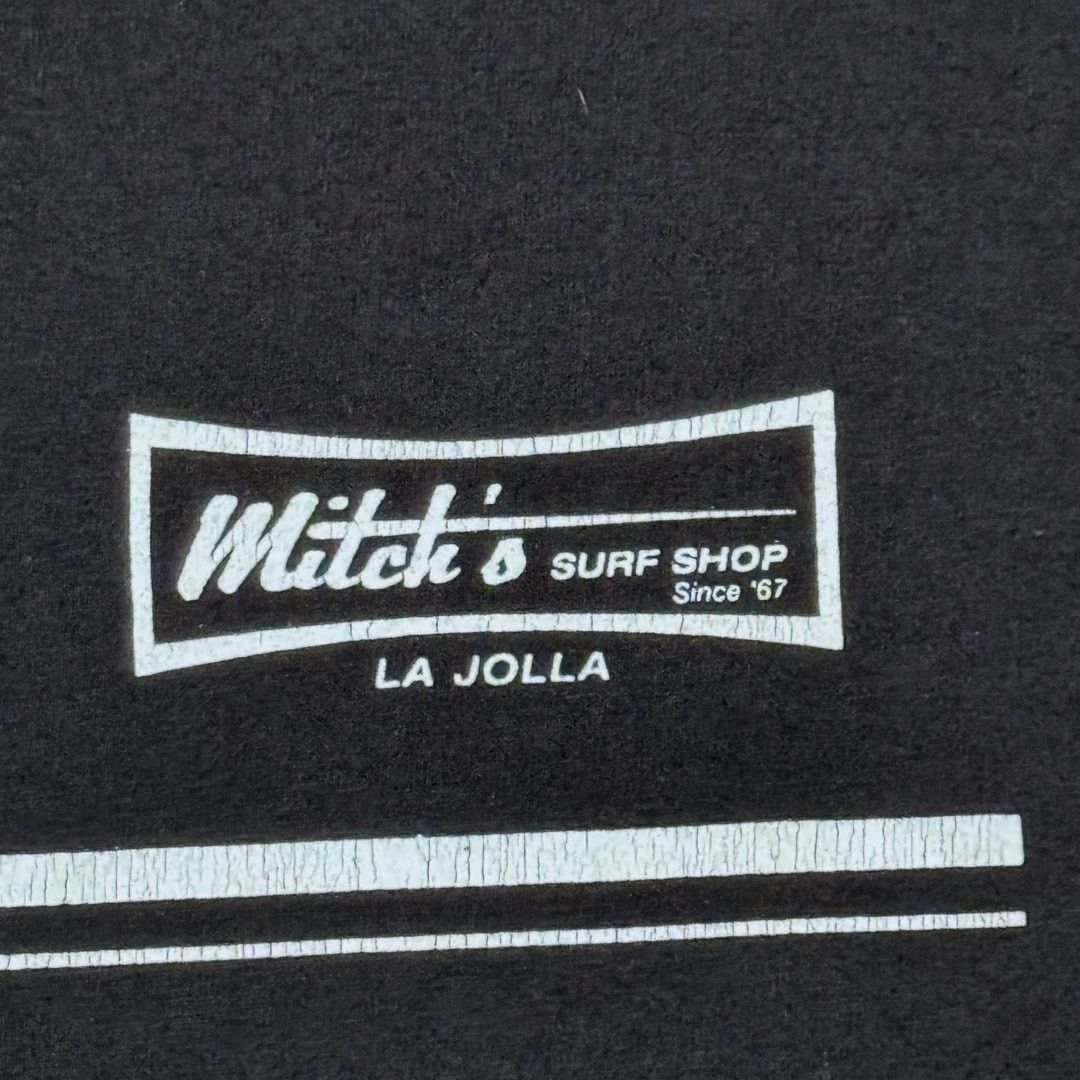 Other Mitch's Surf Shop La Jolla Black Graphic Tee Size L GUC Size US L / EU 52-54 / 3 - 5 Thumbnail