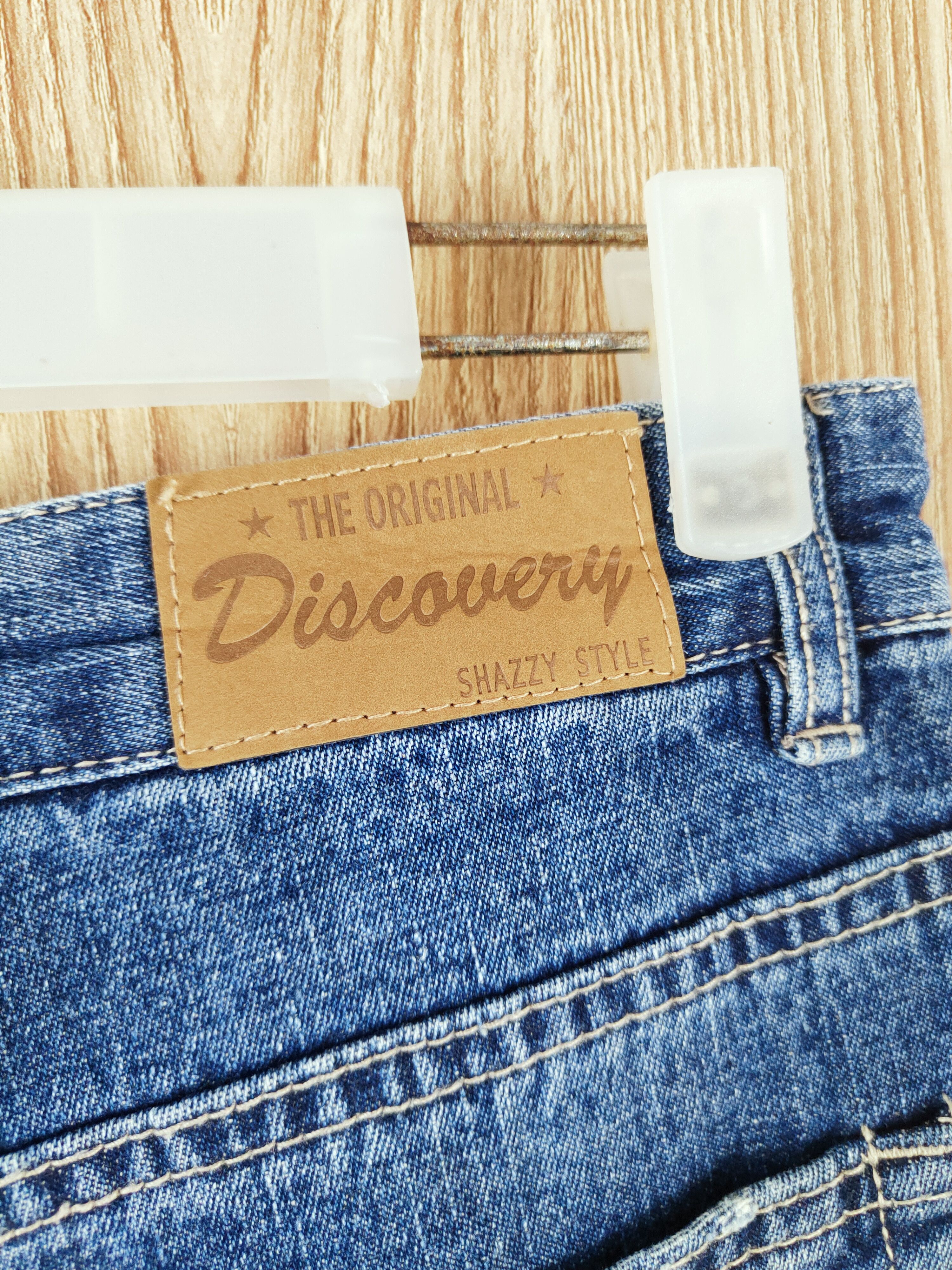 Japanese Brand Private Pause Blue Distressed Ripped Jeans #W386 Size US 28 / EU 44 - 8 Thumbnail