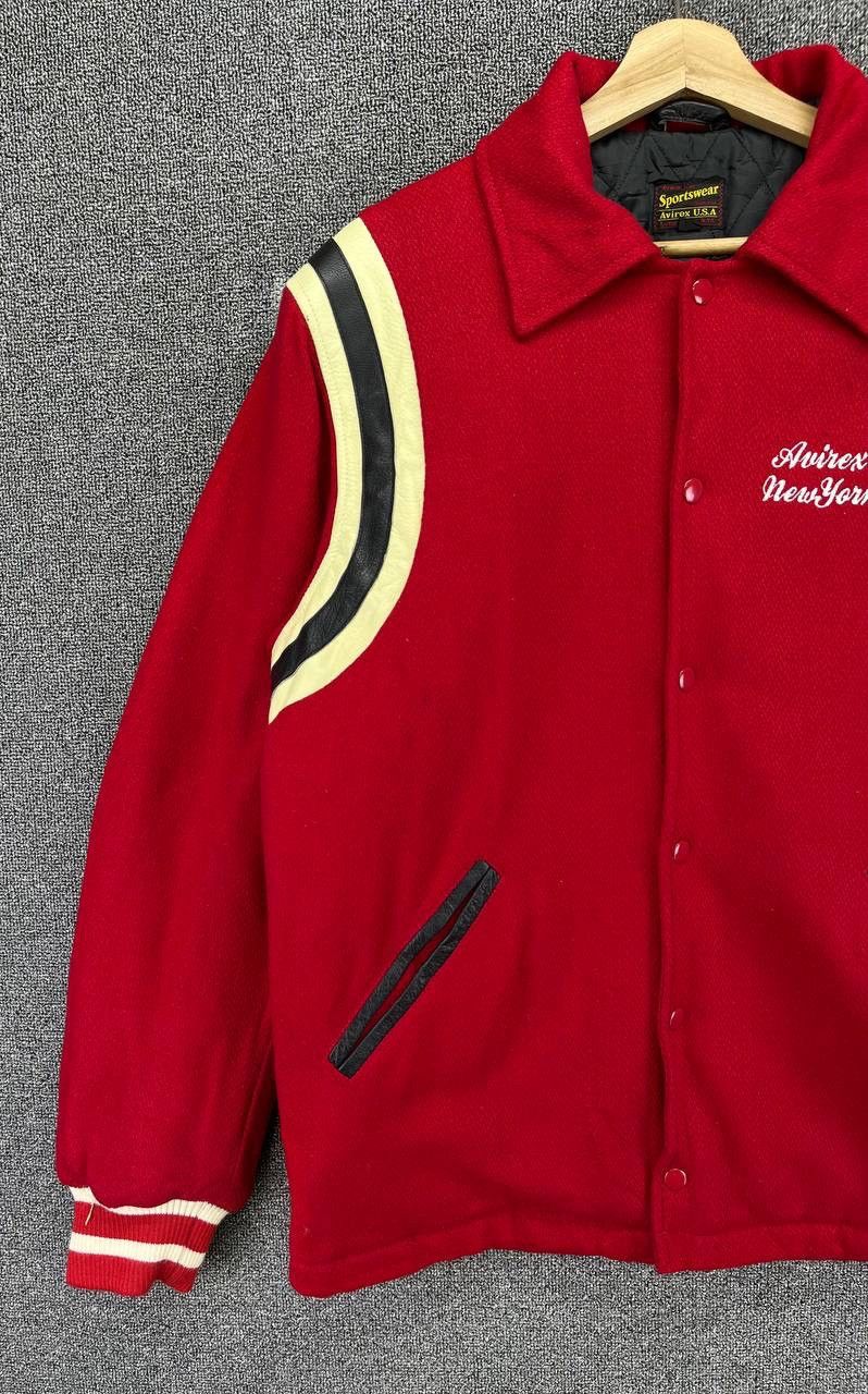 Avirex Vintage Avirex New York Wool Varsity Jacket Size US XL / EU 56 / 4 - 3 Thumbnail