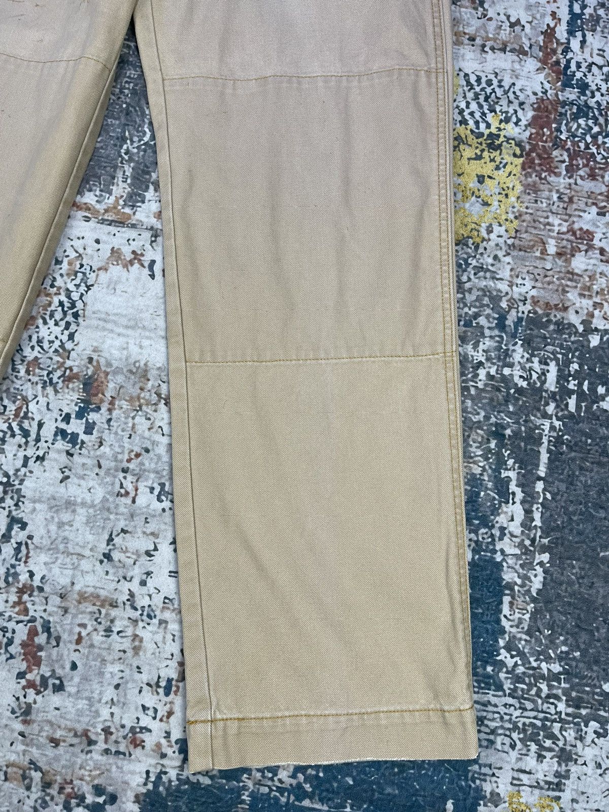 L.L. Bean Vintage LL Bean Double Knee Distressed Canvas Pants Size US 32 / EU 48 - 3 Thumbnail