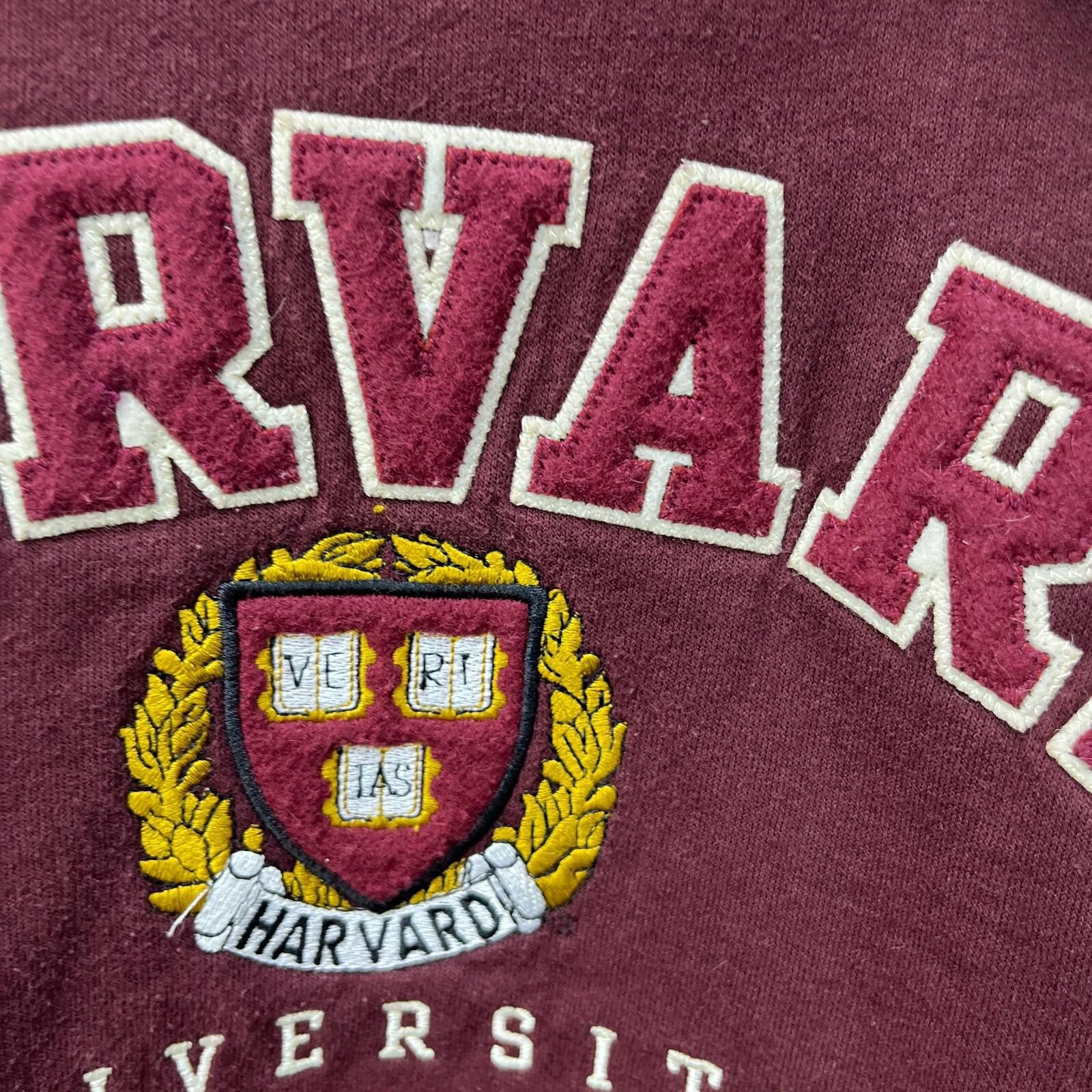 Champion Vintage Harvard University Champion Hoodie Y2K Small Size ONE SIZE - 6 Thumbnail