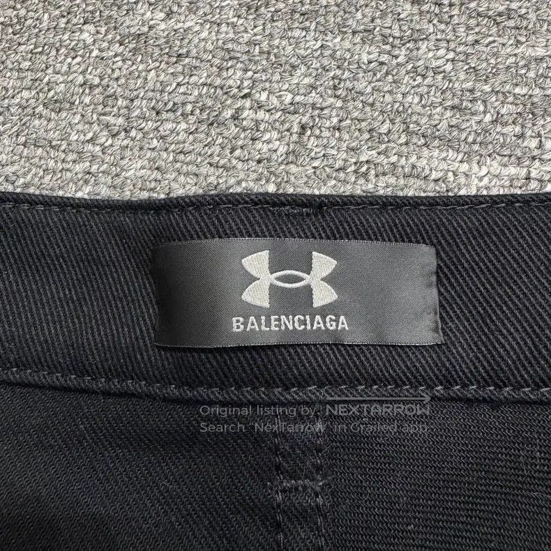 Balenciaga Balenciaga x Under Armour Embroidered Jeans. Size US 26 / EU 42 - 2 Thumbnail