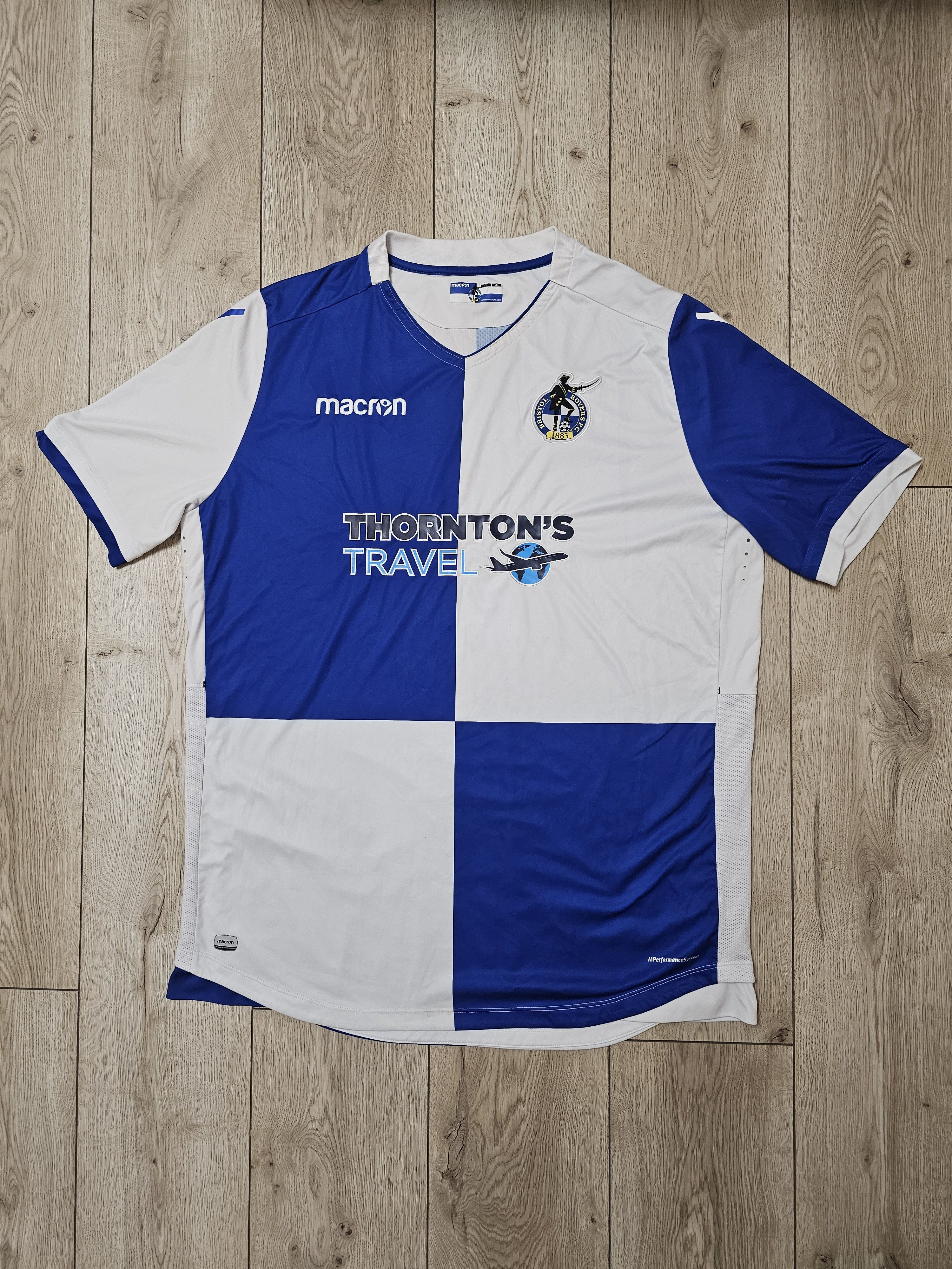 All Sport BRISTOL ROVERS 2017 2018 5XL HOME FOOTBALL SOCCER JERSEY Size US XXL / EU 58 / 5 - 1 Thumbnail