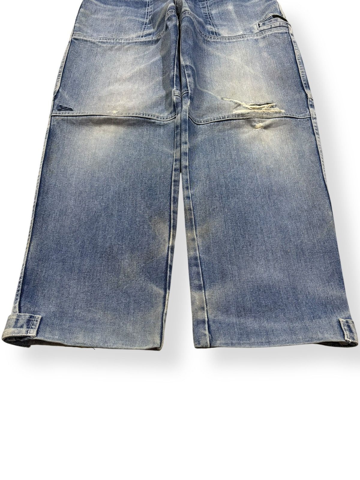 Vans Vintage Y2K Vans Double Knee Style Baggy Distressed Jeans Size US 30 / EU 46 - 7 Thumbnail