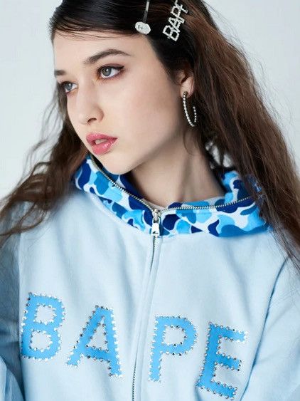 Bape ABC CAMO CRYSTAL STONE BAPE FULL ZIP HOODIE Size S / US 4 / IT 40 - 10 Thumbnail