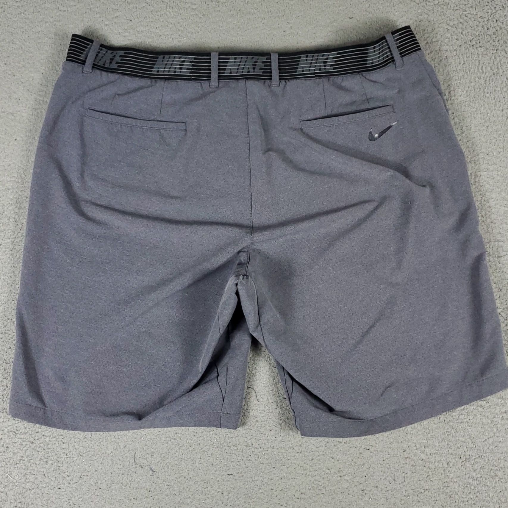 Nike Nike Shorts Mens 40 Blue Dri Fit Flat Front Chino Casual Golf Swoosh Polyester Size US 40 / EU 56 - 7 Thumbnail