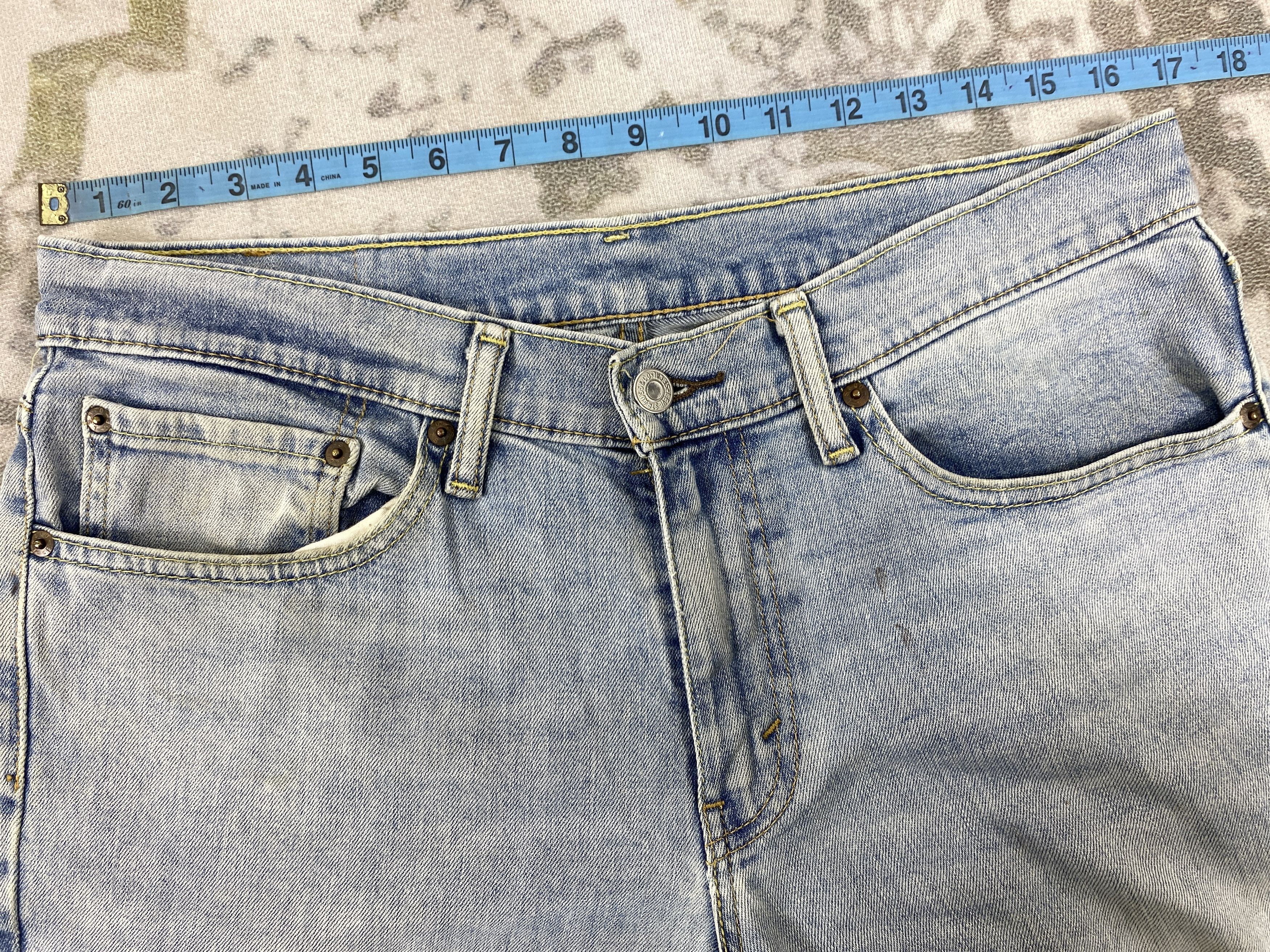 Levi's Light Blue Wash Levi's 511 Jeans 34x33.5 Denim -SJ121 Size US 34 / EU 50 - 5 Thumbnail