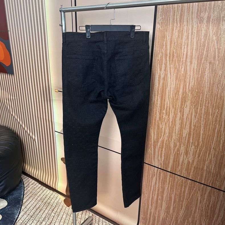 Louis Vuitton Louis Vuitton Black Denim Pants Size 33 -2505 Size US 33 - 2 Thumbnail