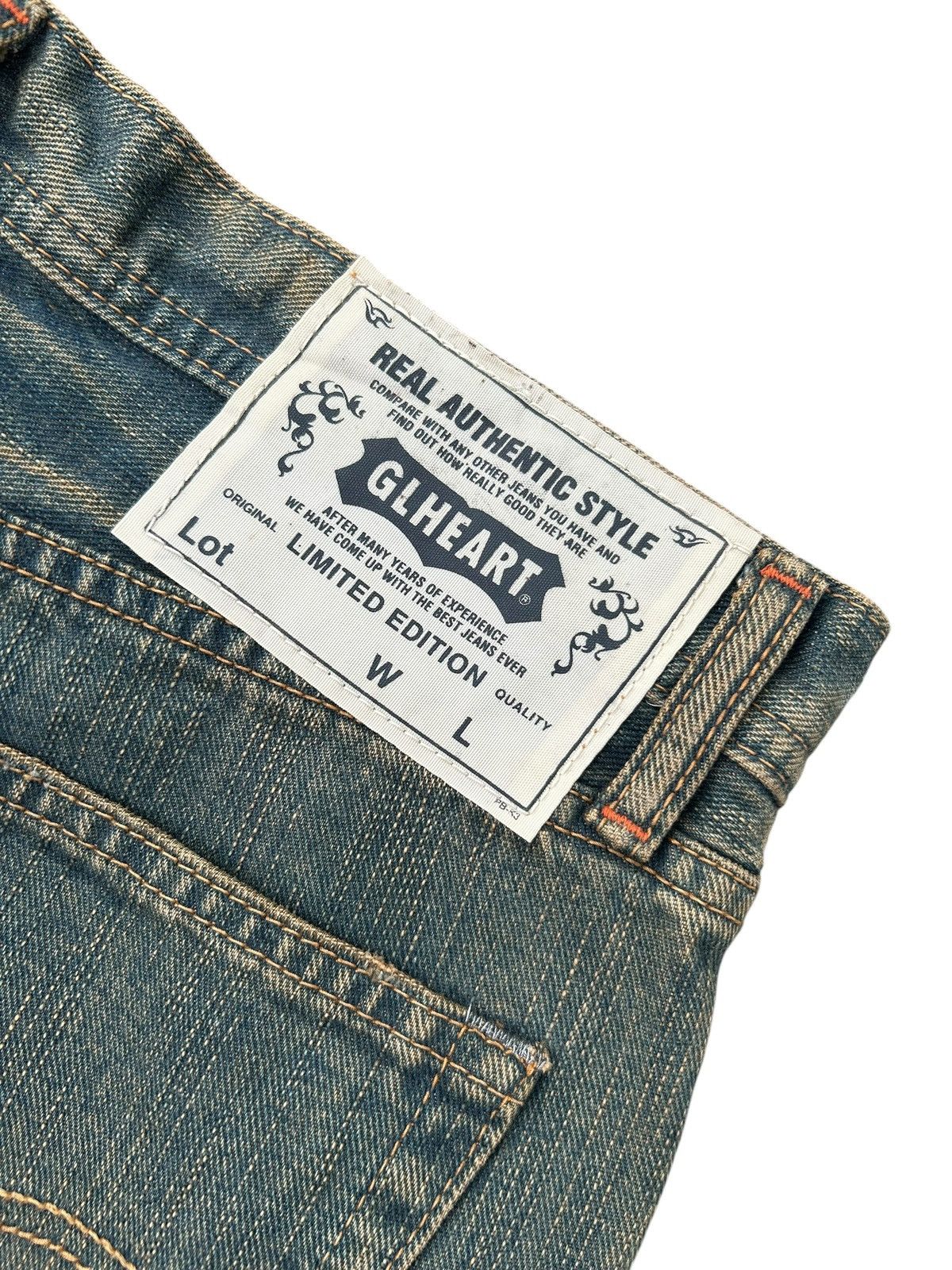 Kapital Rusty Vintage GLHEART LIMITED ADITION Denim Jeans Size US 32 / EU 48 - 6 Thumbnail