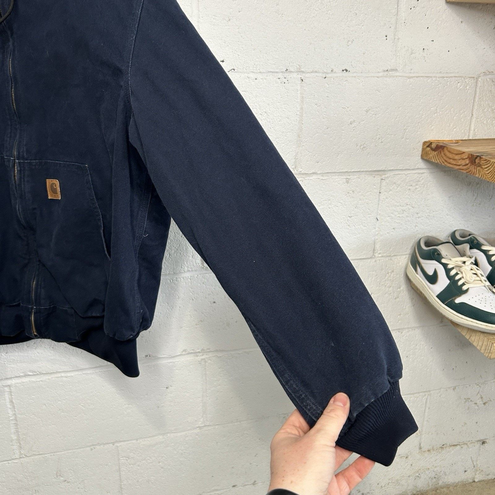 Carhartt Vintage Carhartt Thermal-Lined Active Jacket “Navy” J211 DNY Size US L / EU 52-54 / 3 - 8 Thumbnail