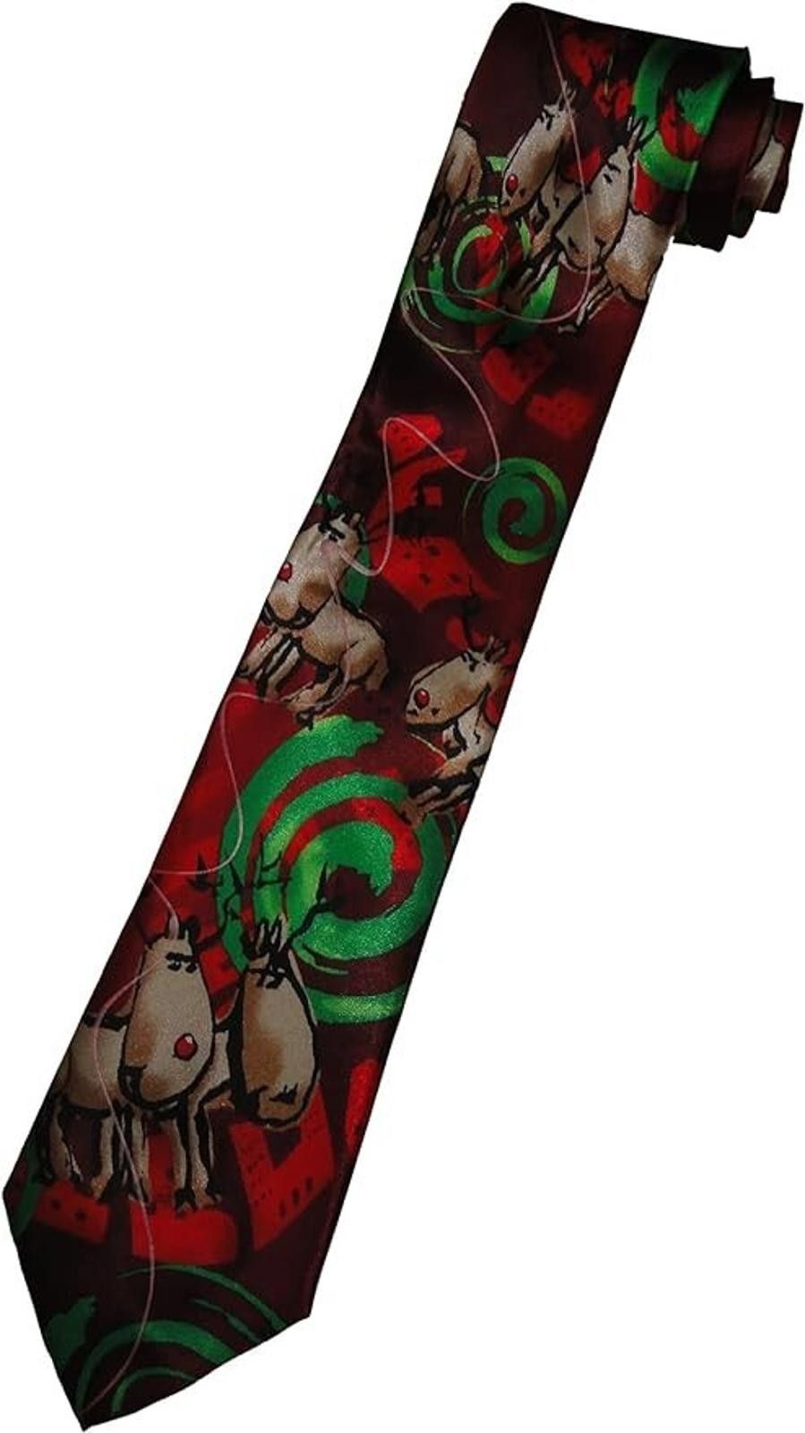Designer Jerry Garcia Neck Tie Collection 60 Dracula Claus Christmas Size ONE SIZE - 1 Preview