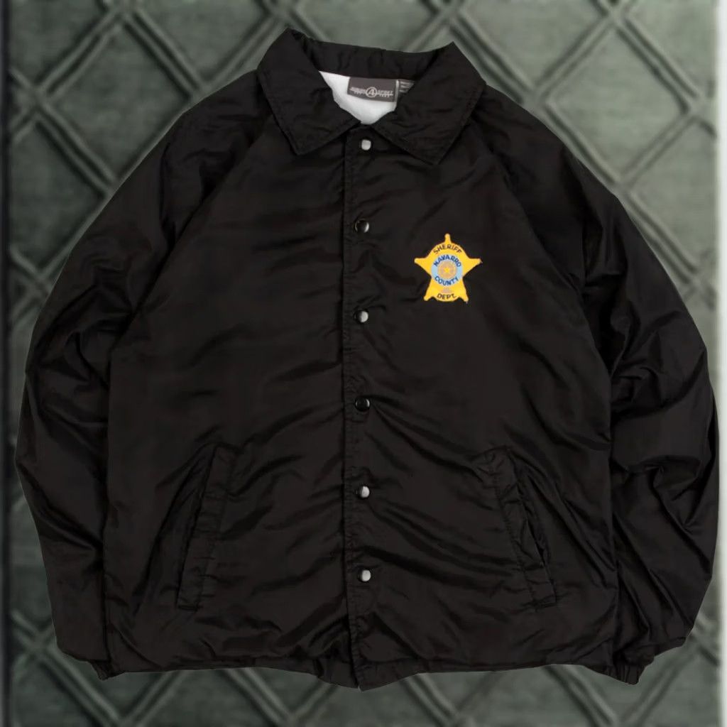 Coach VINTAGE Auburn Sheriff Dept Coach Jacket S Men's Black Nylon Lining Polyester Short Regular Size Small Women's? Size US S / EU 44-46 / 1 - 1 Thumbnail