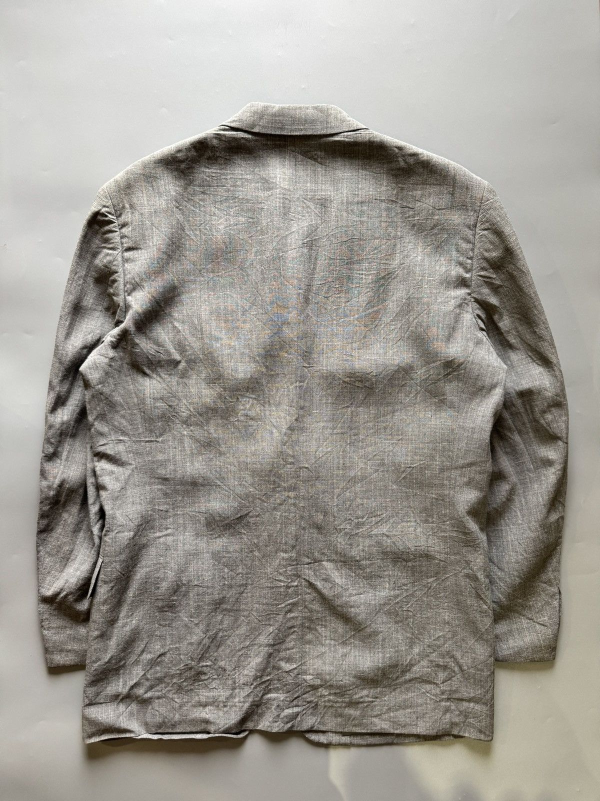 Issey Miyake Vintage 1990s Issey Miyake Design Linen Blazers Size 40L - 6 Thumbnail
