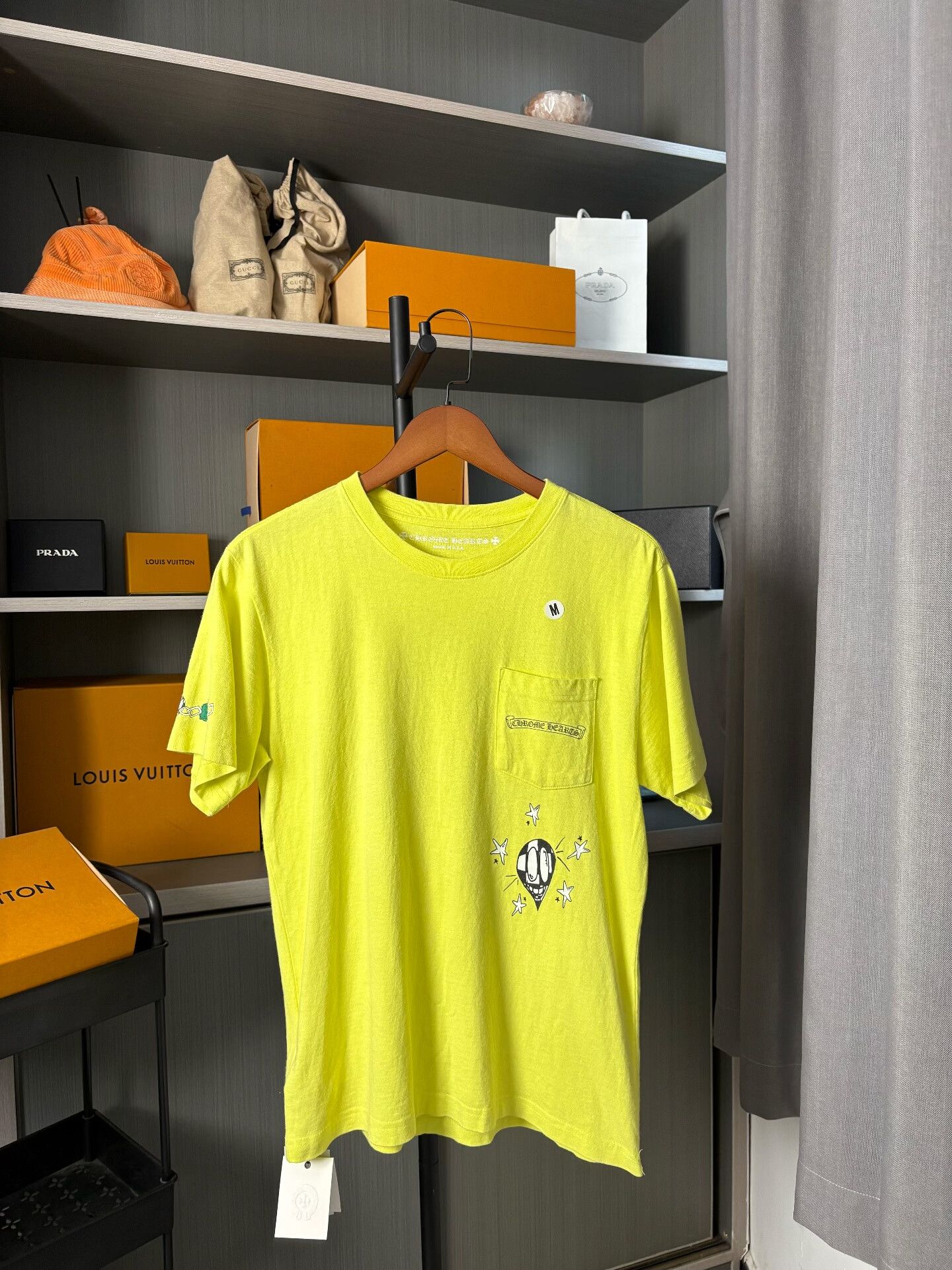 Chrome Hearts Chrome Hearts Yellow T-Shirt M Men Size US M / EU 48-50 / 2 - 1 Thumbnail