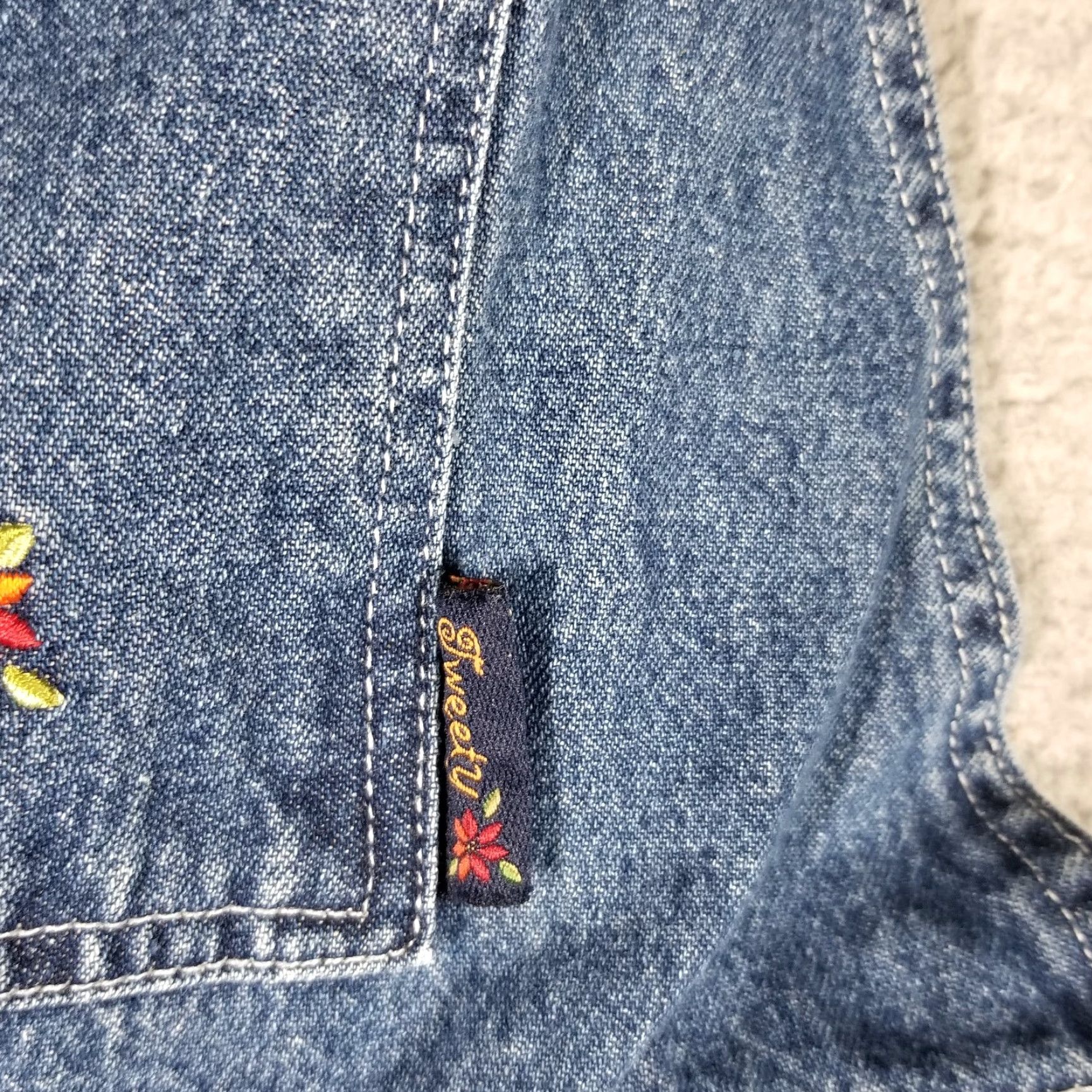Vintage VINTAGE Looney Tunes Tweety Bird Overalls 32X28 Blue Denim Baggy 90s Unisex Adults Size US 32 / EU 48 - 7 Thumbnail