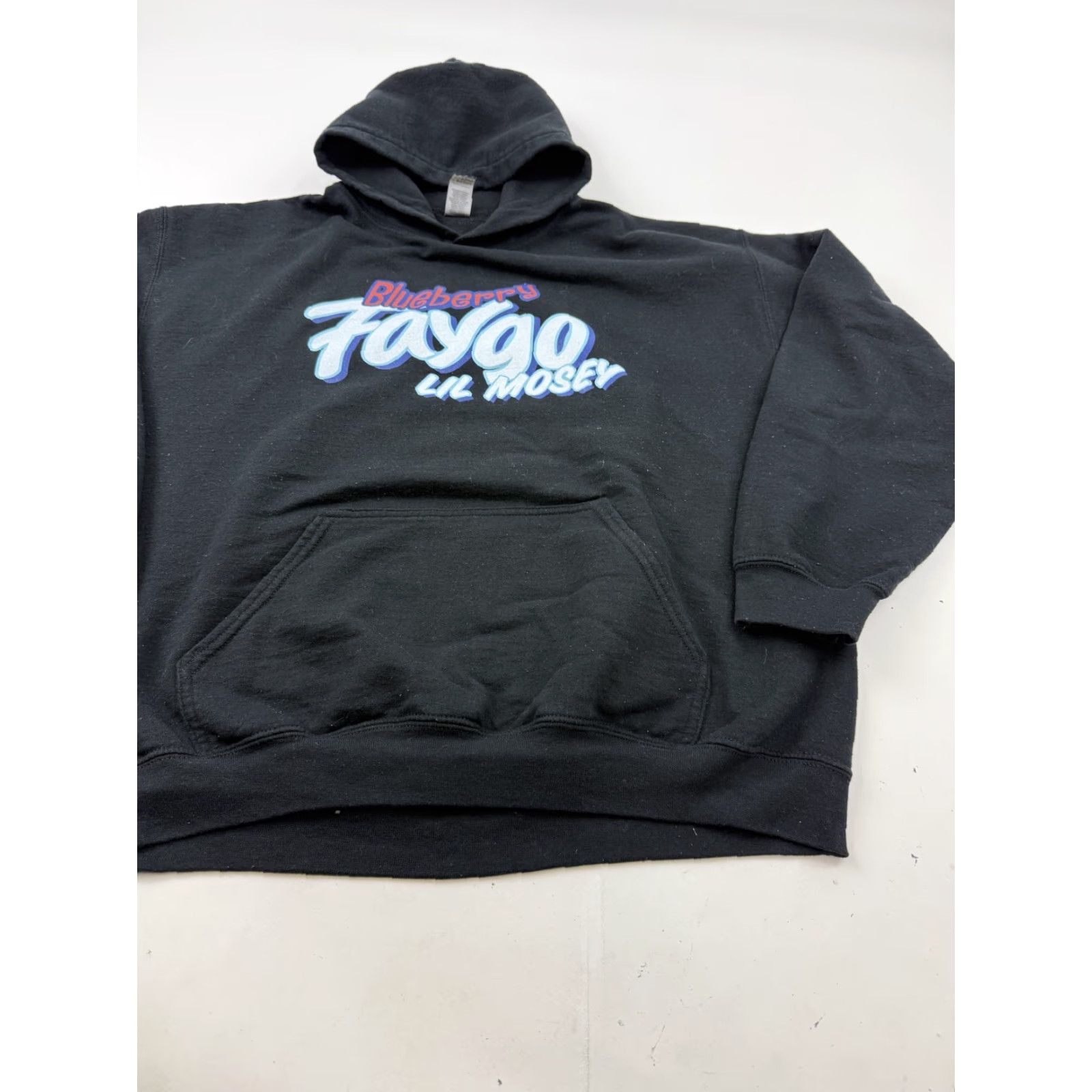 Gildan Lil Mosey Hoodie Sweatshirt Mens Large Black Blueberry Faygo Graphic Size US L / EU 52-54 / 3 - 2 Thumbnail