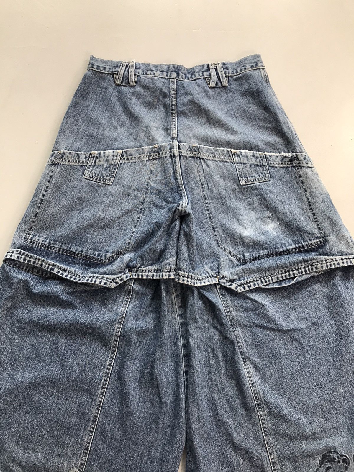 JNCO Vintage Jnco mugshot big pocket flared denim Size US 34 / EU 50 - 13 Thumbnail