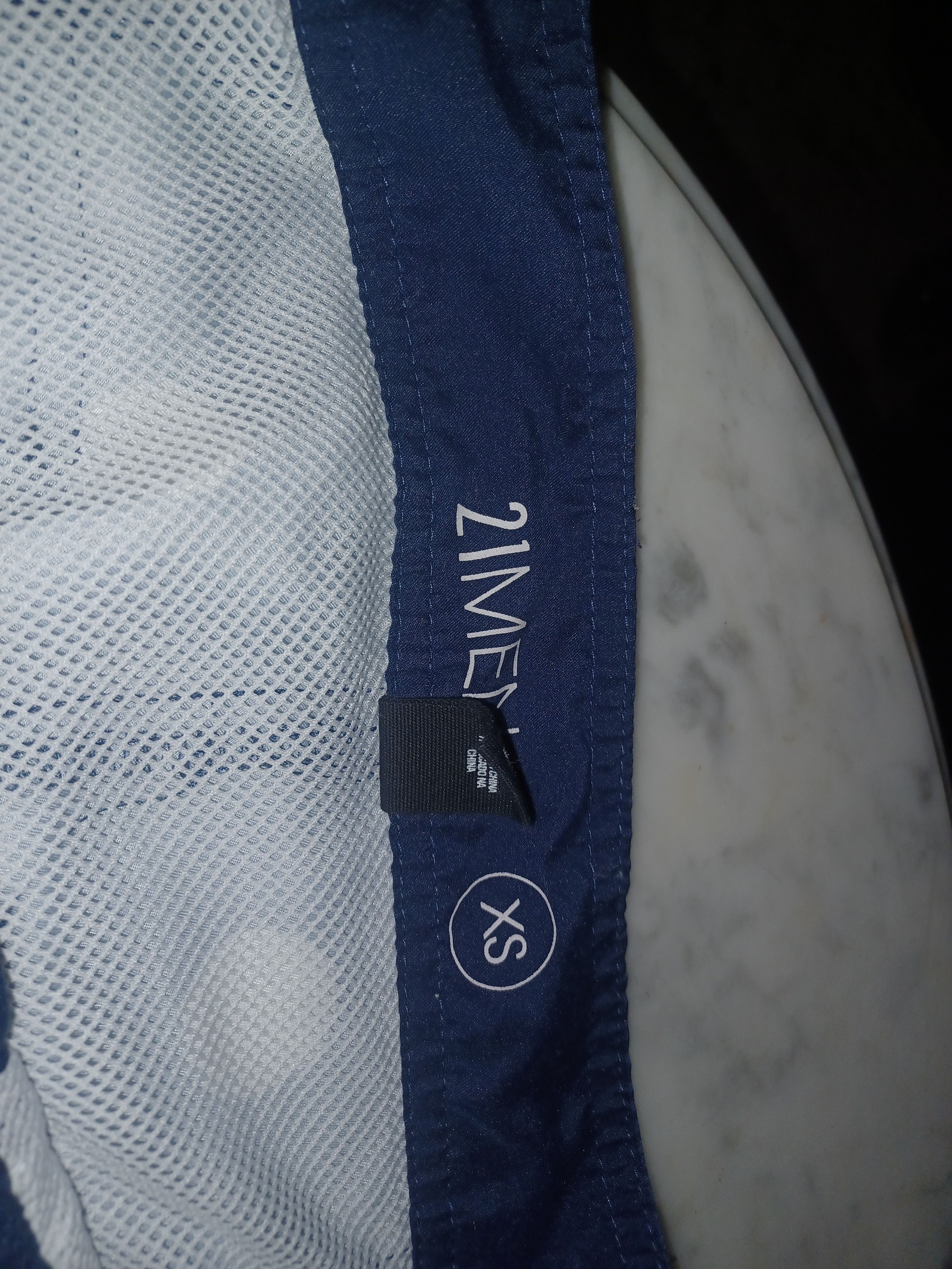 Other 21MEN Swim Shorts XS Navy & White Size US 30 / EU 46 - 4 Thumbnail