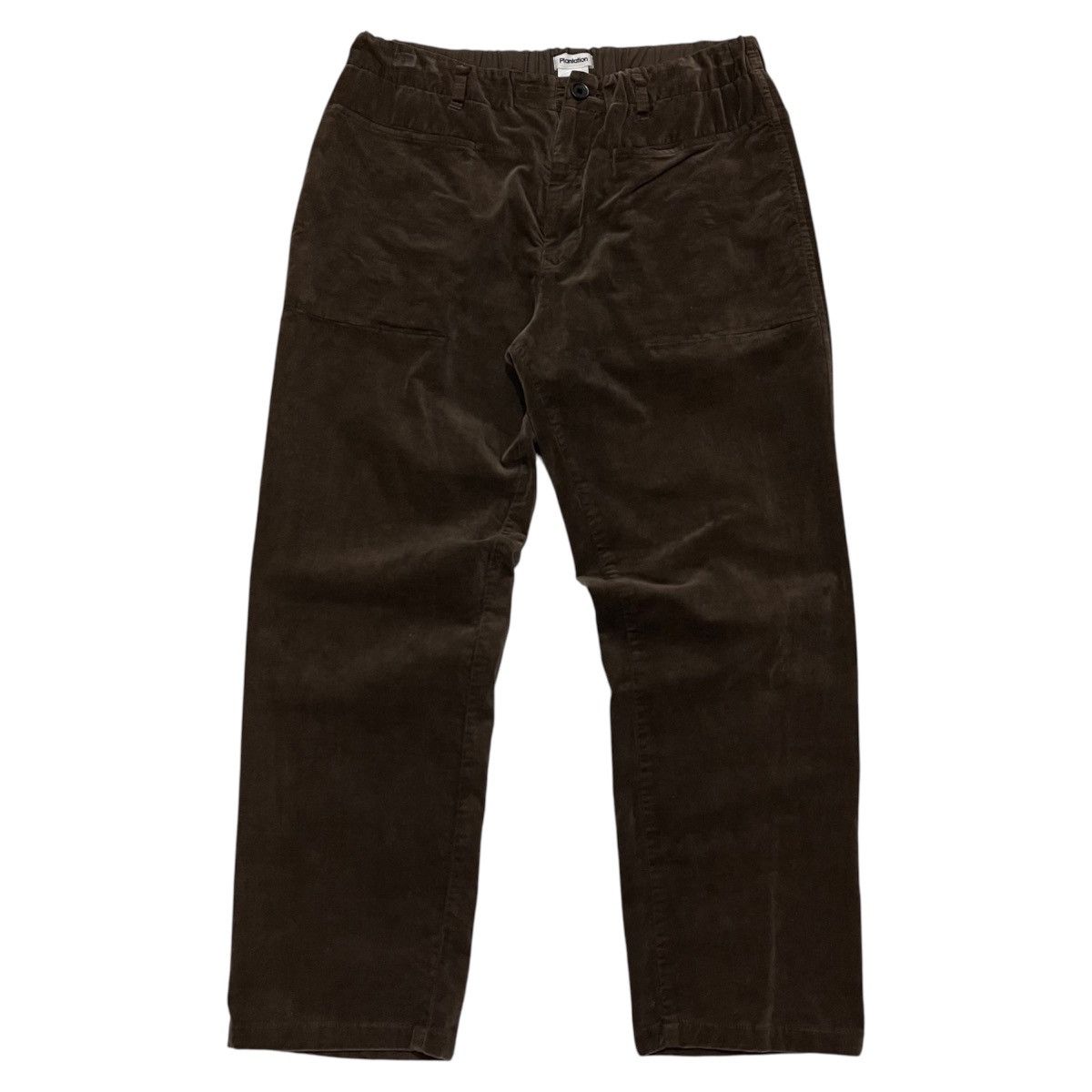 Plantation velvet casual pants by issey miyake