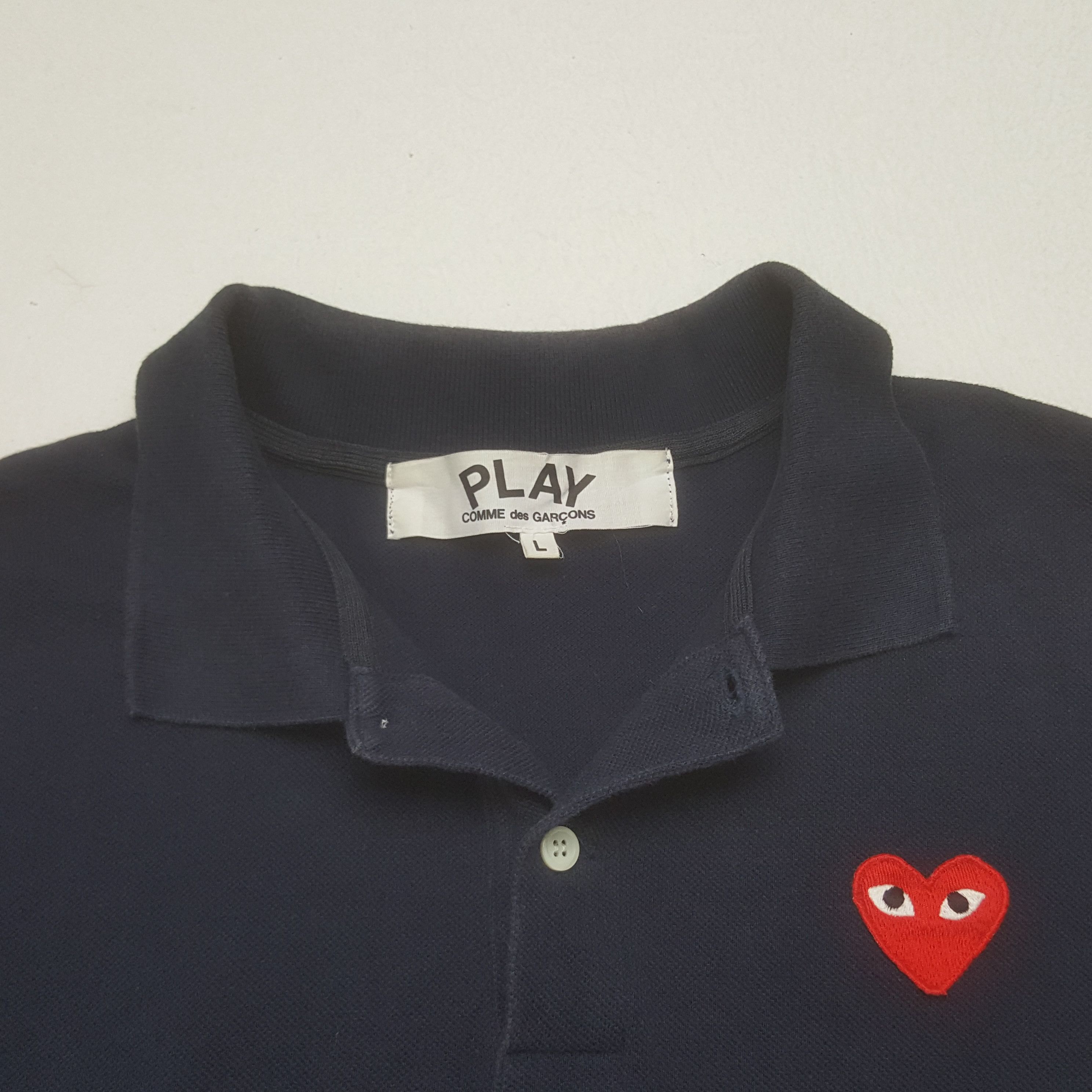 Comme des Garcons PLAY × Japanese Brand × Vintage Vintage Play Comme des Garcons Play Designer Polos Size US M / EU 48-50 / 2 - 4 Thumbnail