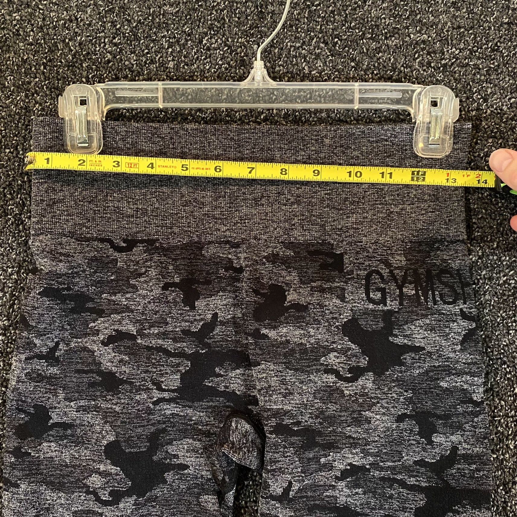 Gymshark Gymshark Leggings Womens XS/S 27” Waist Camo Gray Adapt Seamless High Waist Tapered Activewear Compression Size 28" / US 6 / IT 42 - 5 Thumbnail