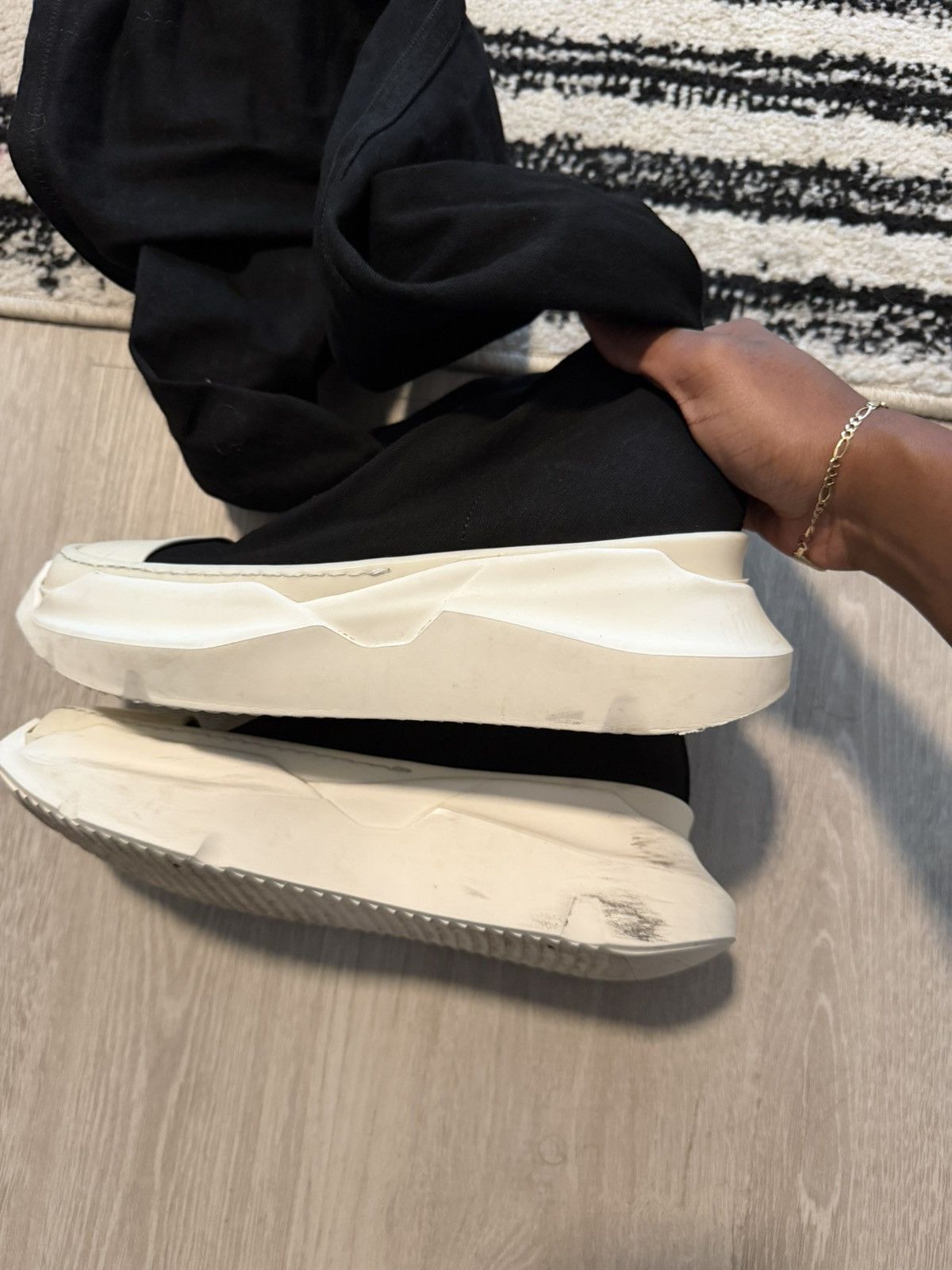 Rick Owens Rick Owens DRKSHDW Abstract Stocking Size US 9 / IT 39 - 4 Thumbnail