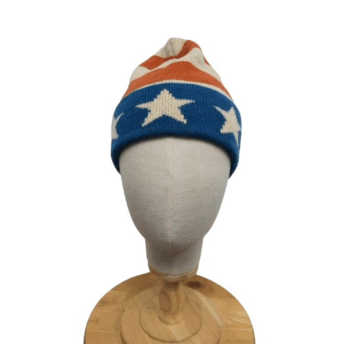🔥Japanese brand clear land us flag blink beanie hat
