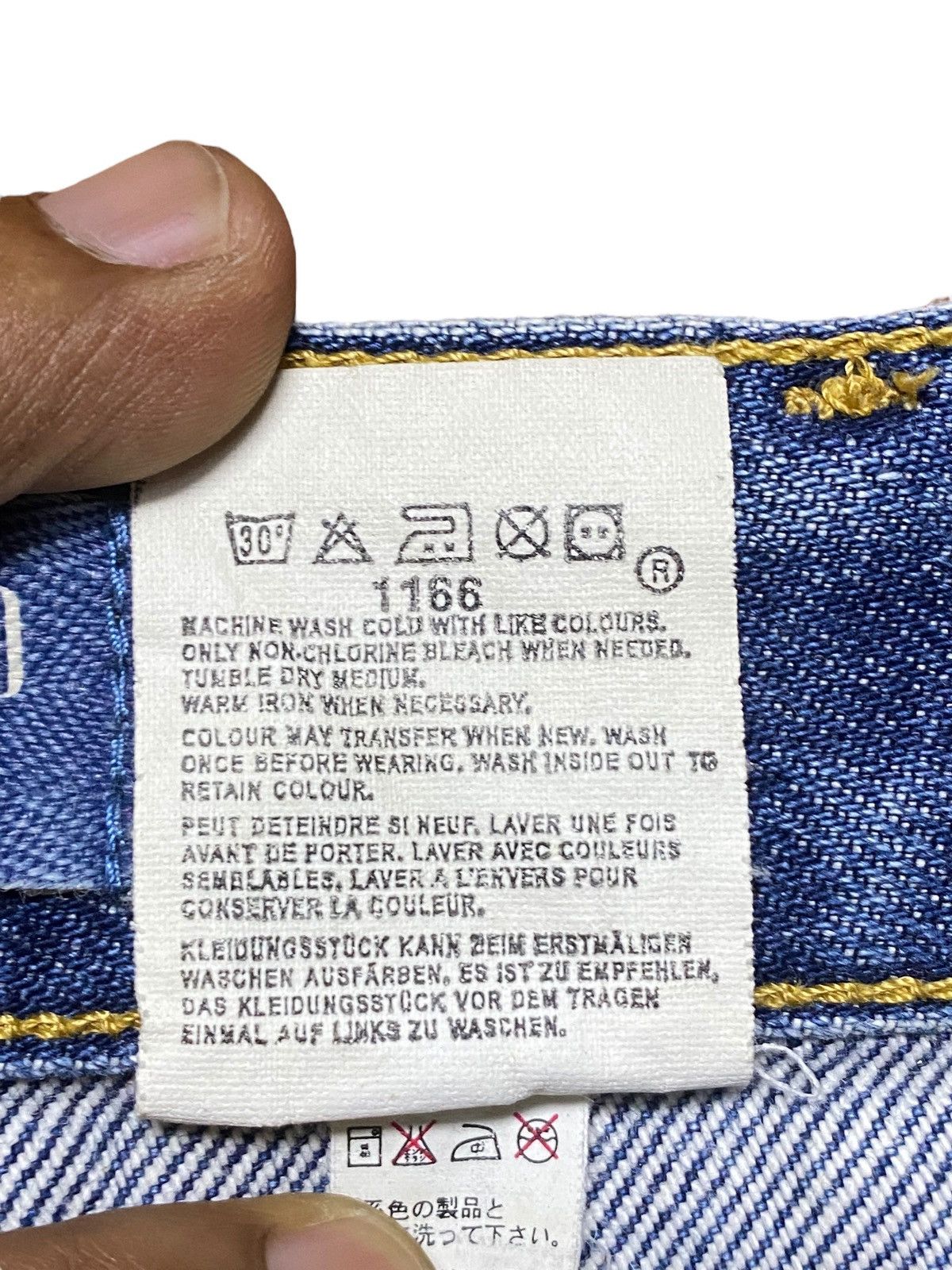 Gap Vintage Gap Denim Blue Wash Distressed Baggy Jeans Size US 30 / EU 46 - 15 Thumbnail